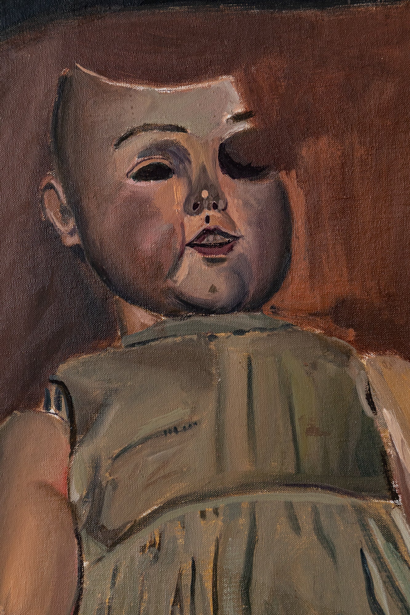 Artwork by Pau Xiberta Pla, Study of a Doll, Made of Oil on canvas 