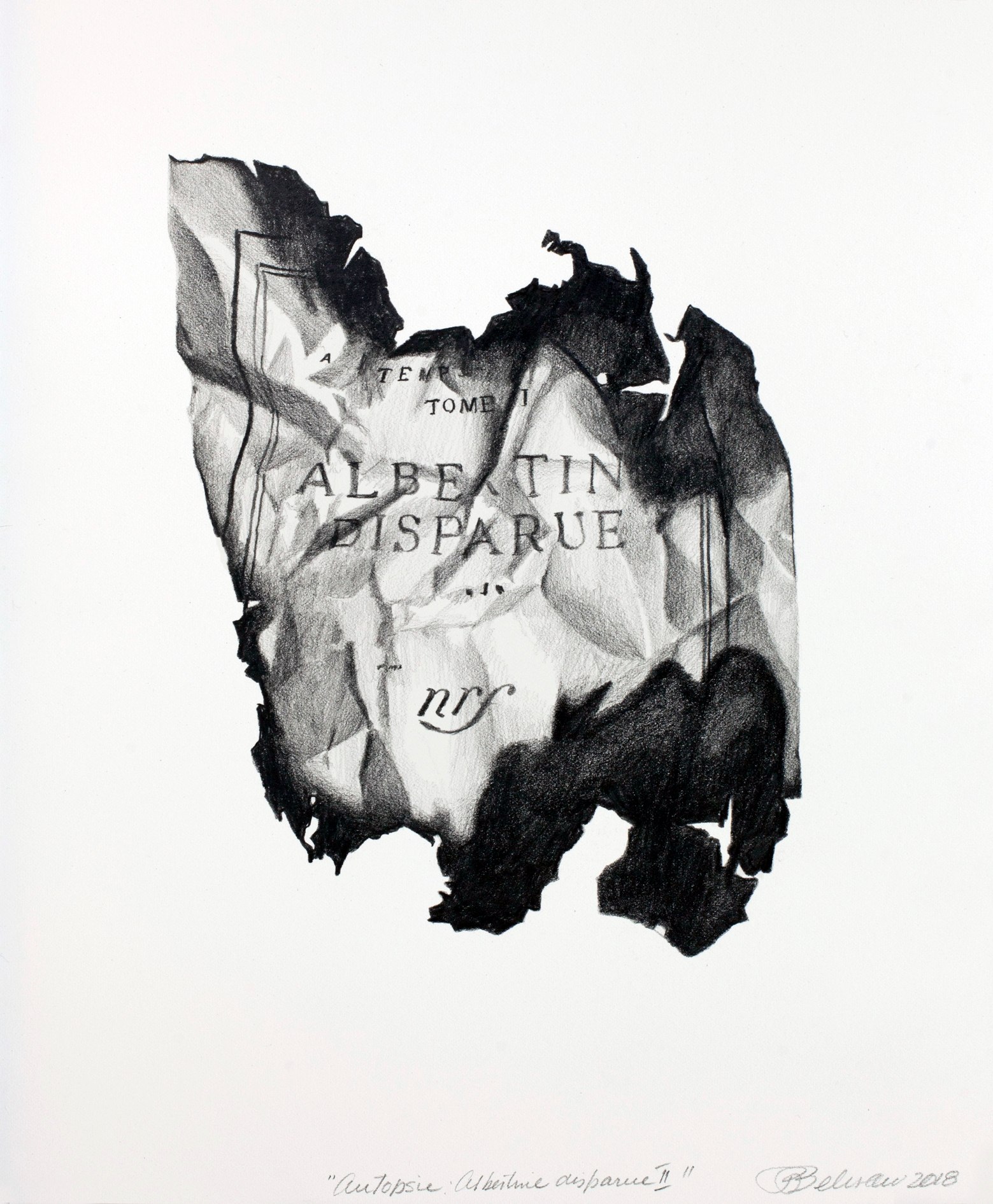 Autopsie : Albertine disparue II by Paul Béliveau, 2018