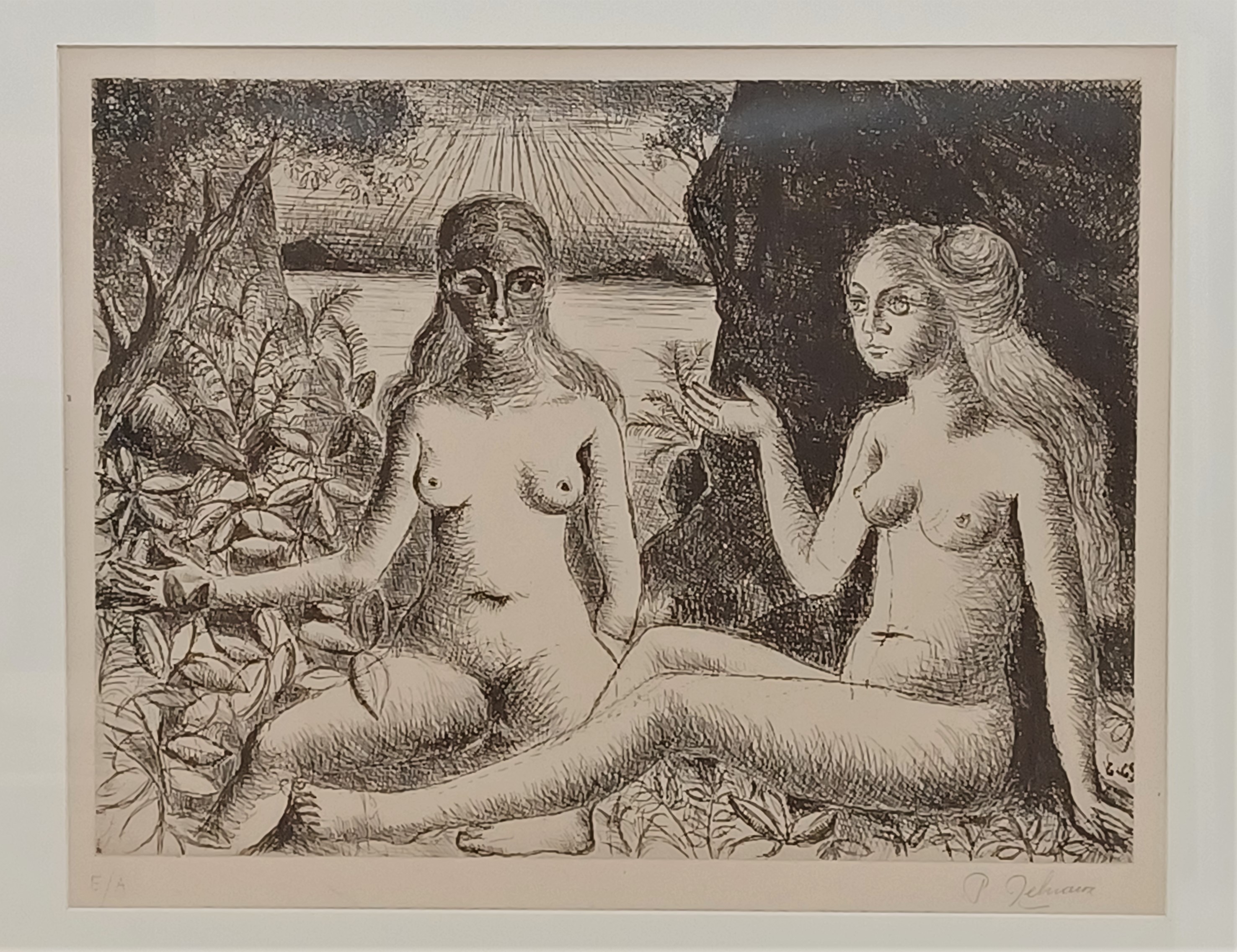 La dispute, 1969 by Paul Delvaux, 1969