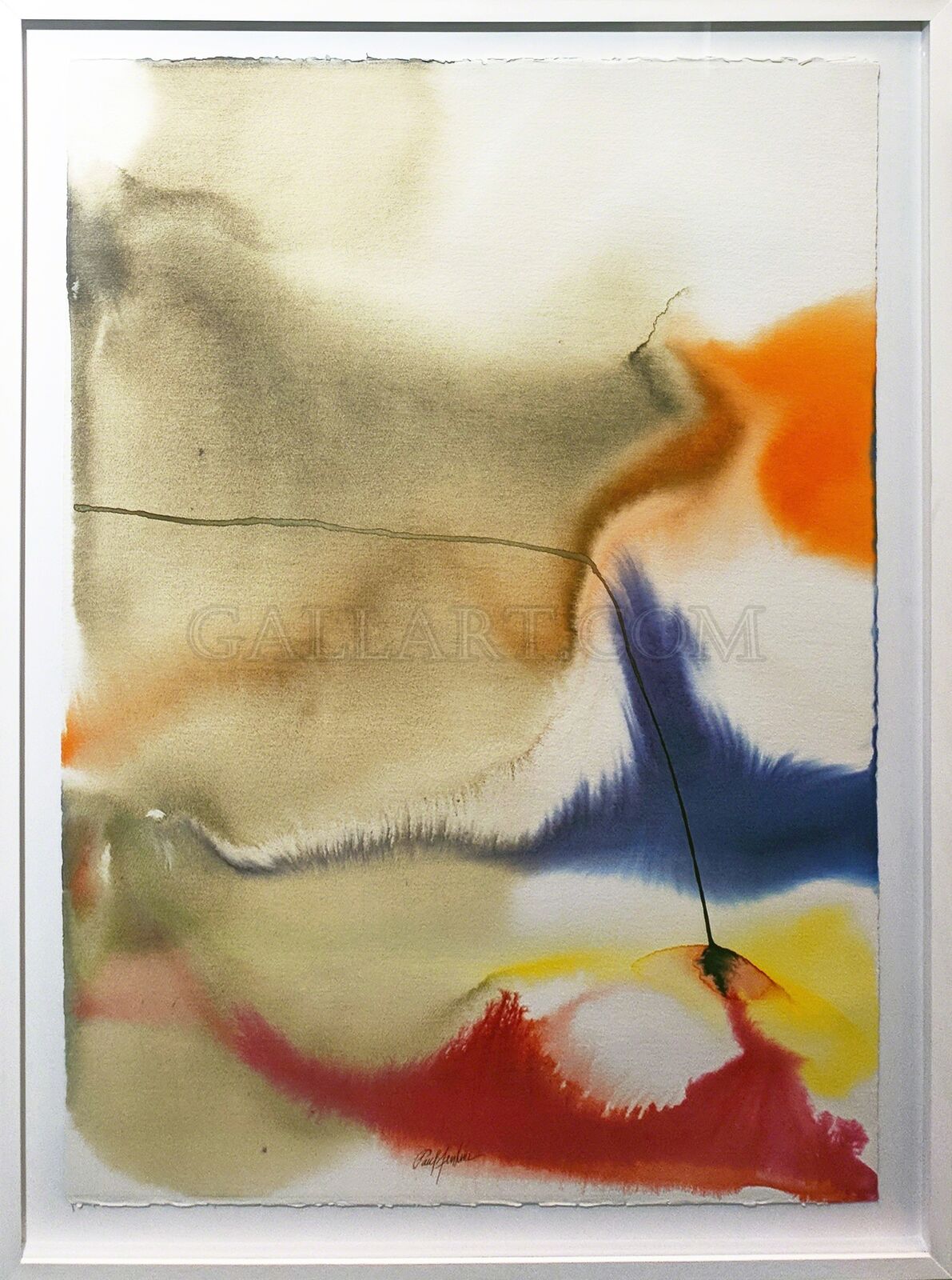 PHENOMENA GIVEN MERIDIAN by Paul Jenkins, 1978