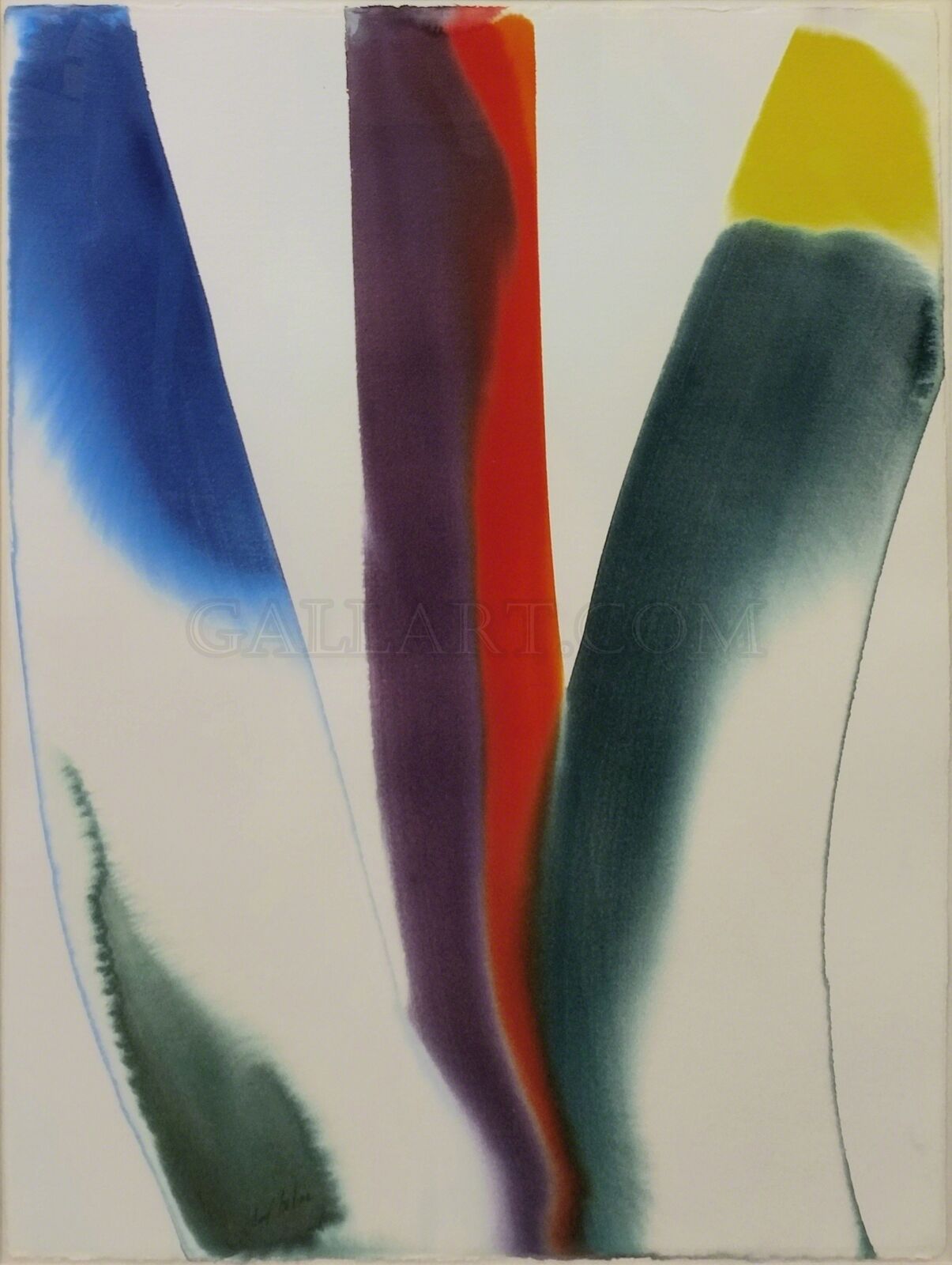 PHENOMENA GRID THREE by Paul Jenkins, 1975