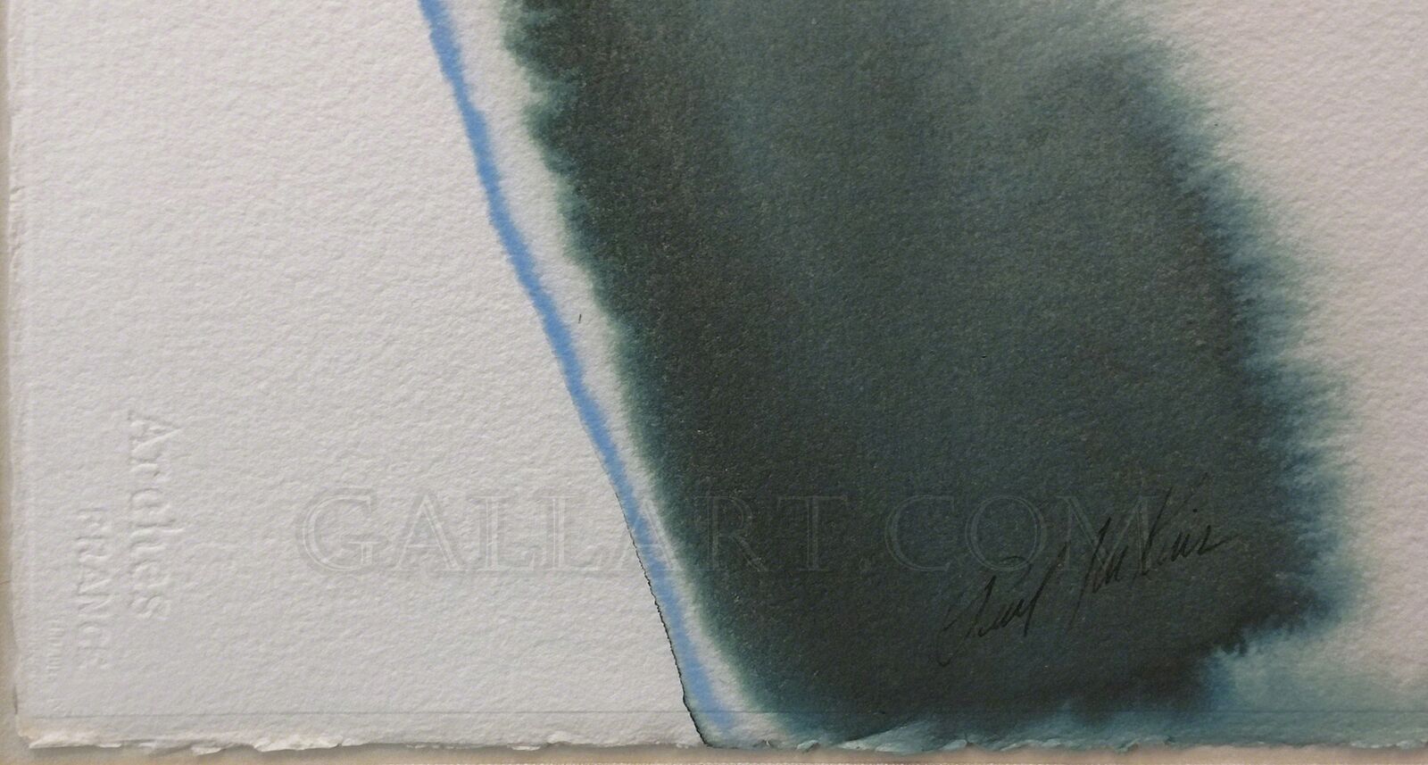 Artwork by Paul Jenkins, PHENOMENA GRID THREE, Made of Watercolor On Paper 