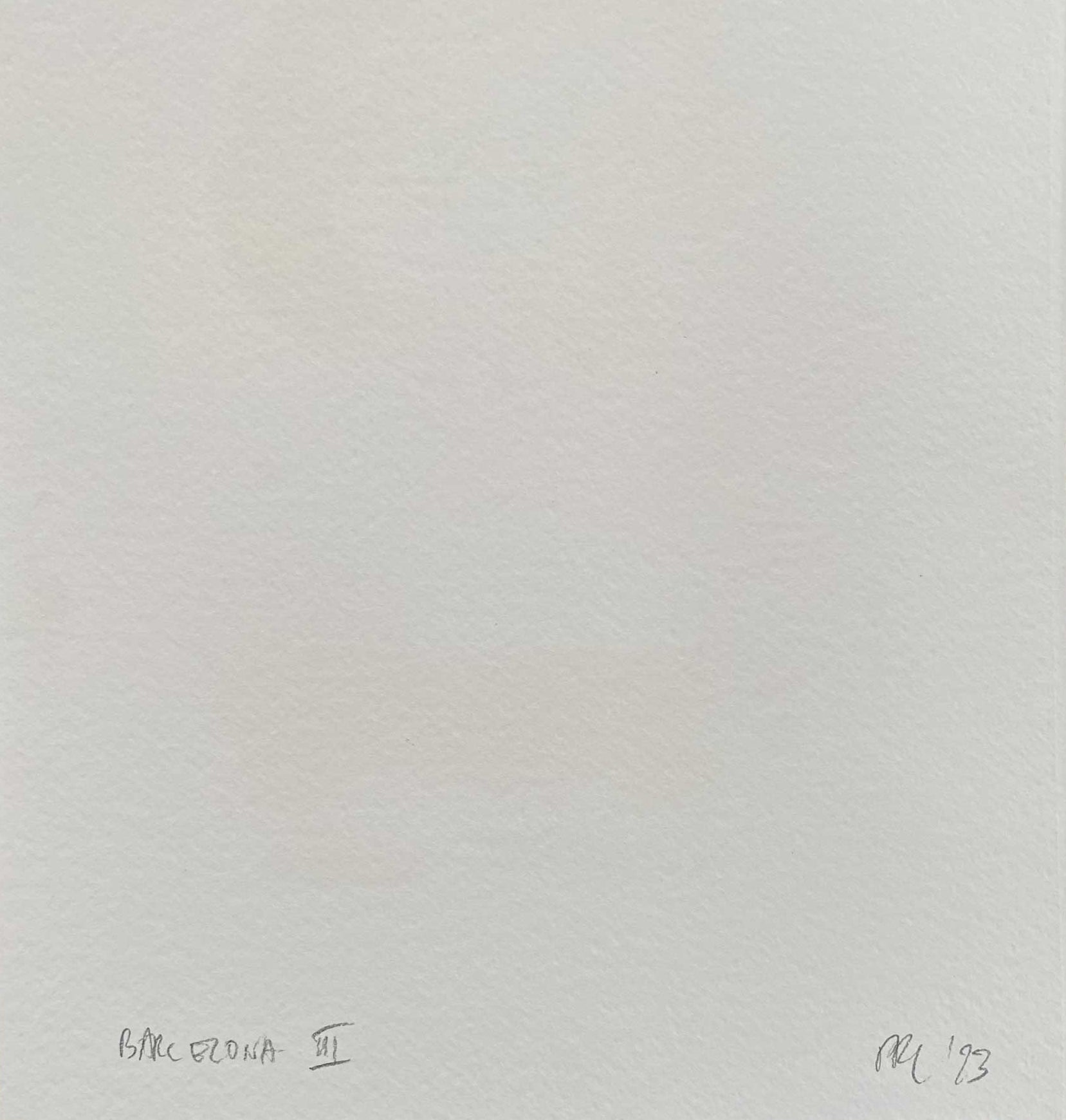 A painting with a red circle on a white background.