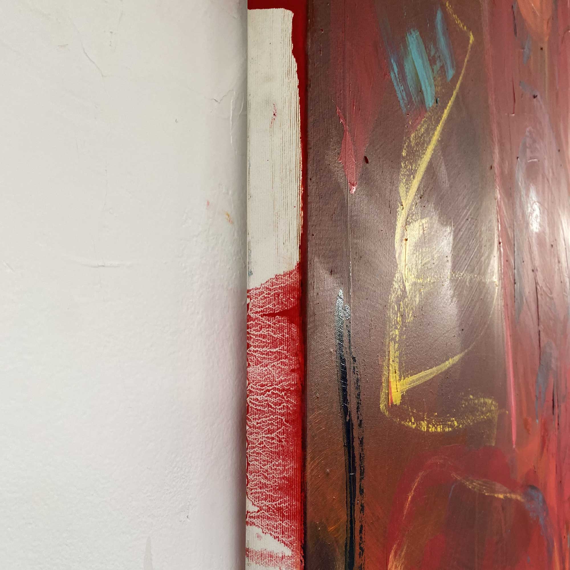 Artwork by Paul Landauer, Helen's Paradise, Made of Earth, oil and Acrylic on canvas 