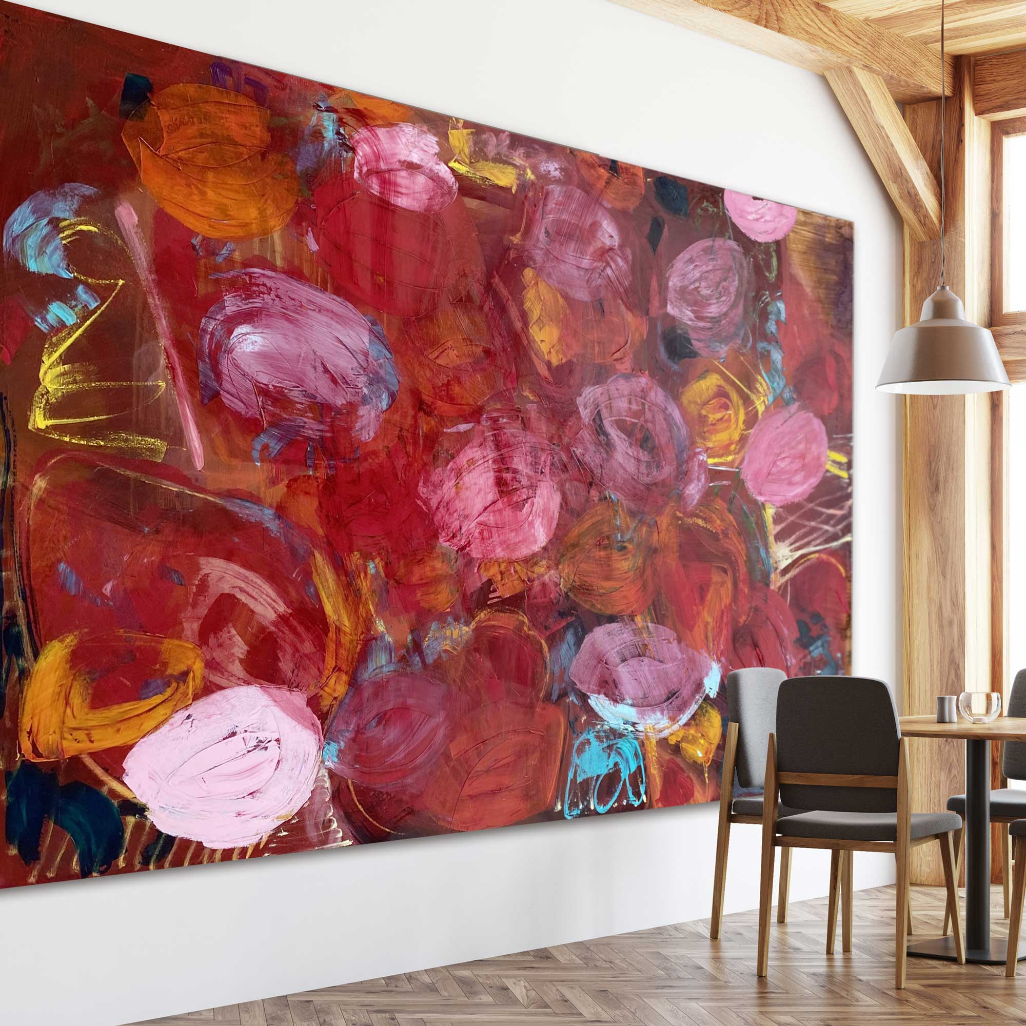 Artwork by Paul Landauer, Helen's Paradise, Made of Earth, oil and Acrylic on canvas 