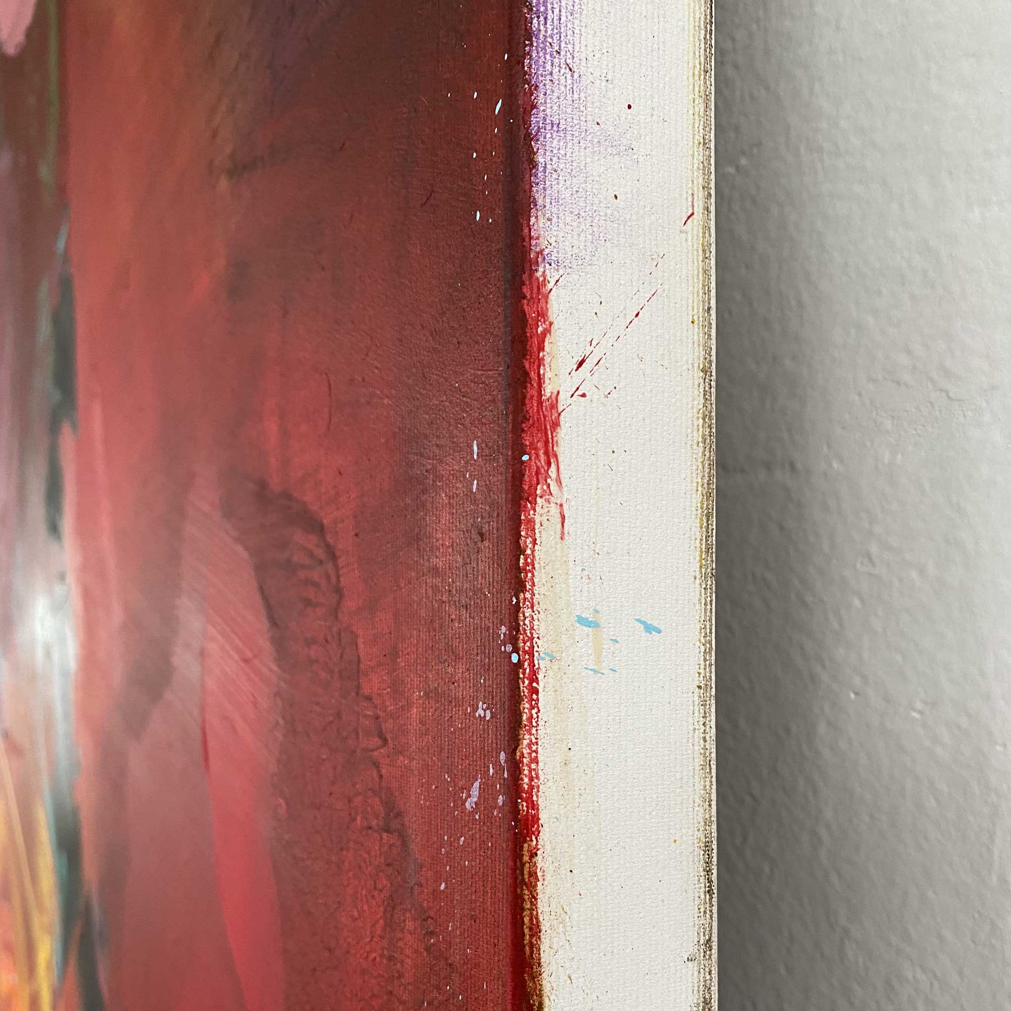 Artwork by Paul Landauer, Helen's Paradise, Made of Earth, oil and Acrylic on canvas 