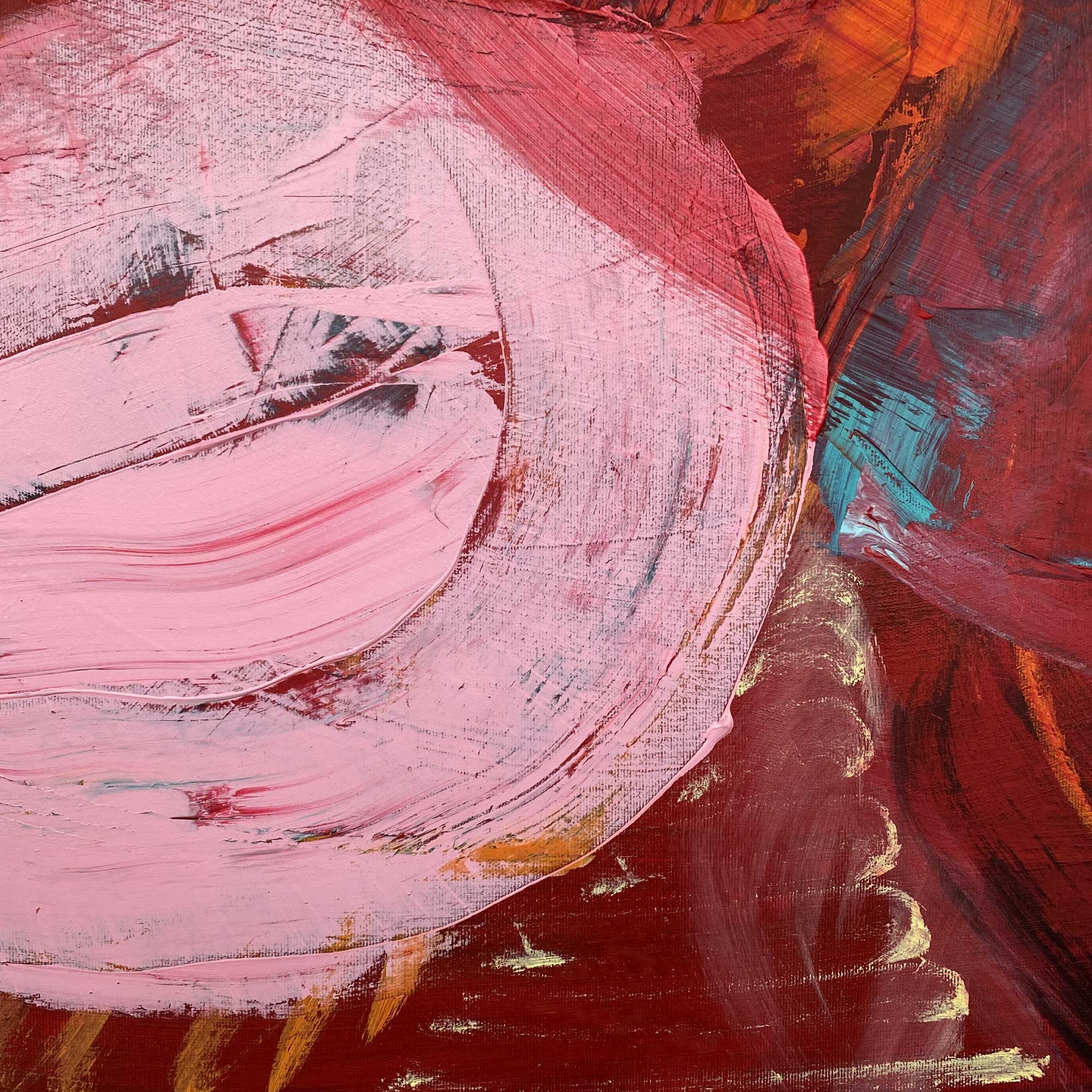 Artwork by Paul Landauer, Helen's Paradise, Made of Earth, oil and Acrylic on canvas 