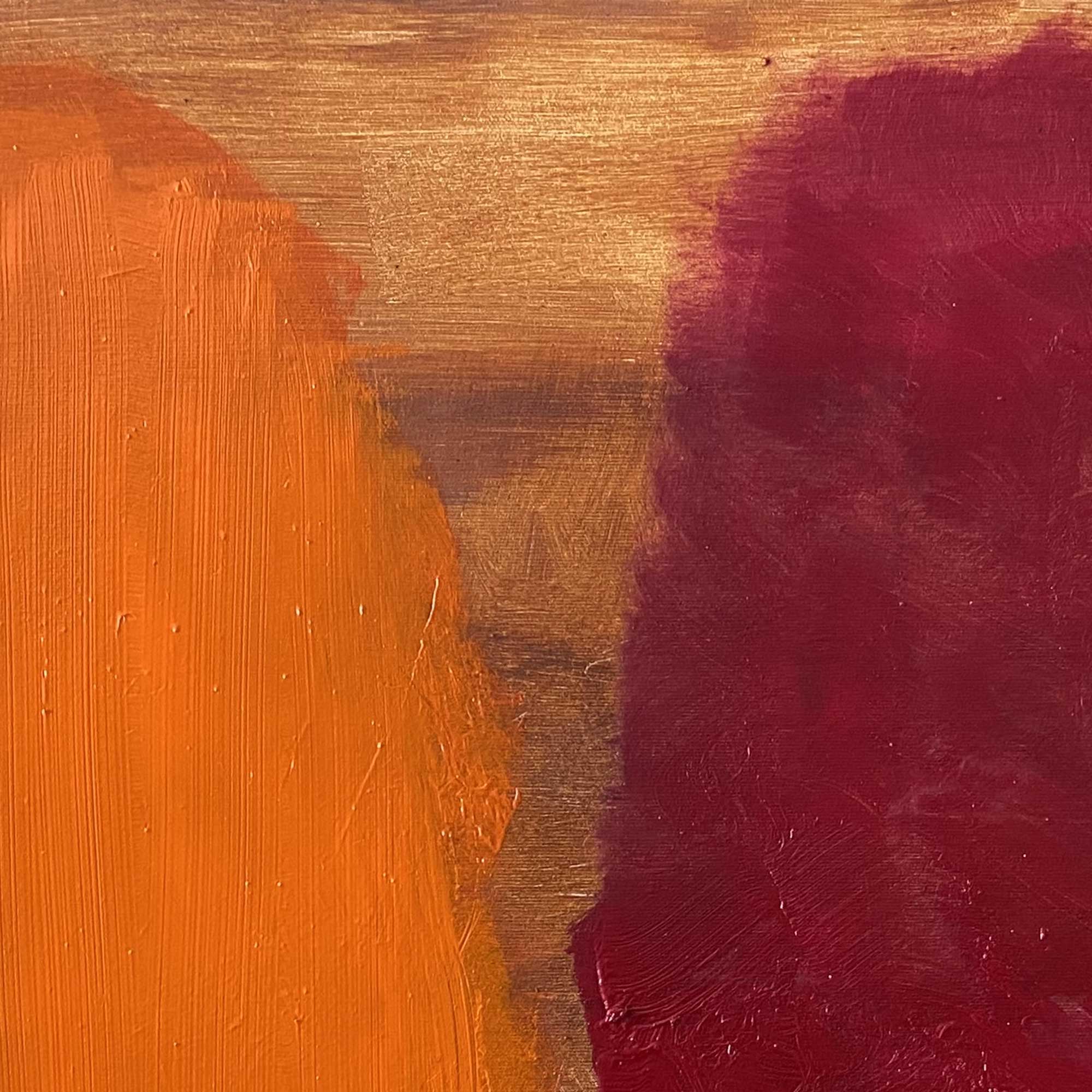 Artwork by Paul Landauer, Movement, Made of Oil and earth on canvas 