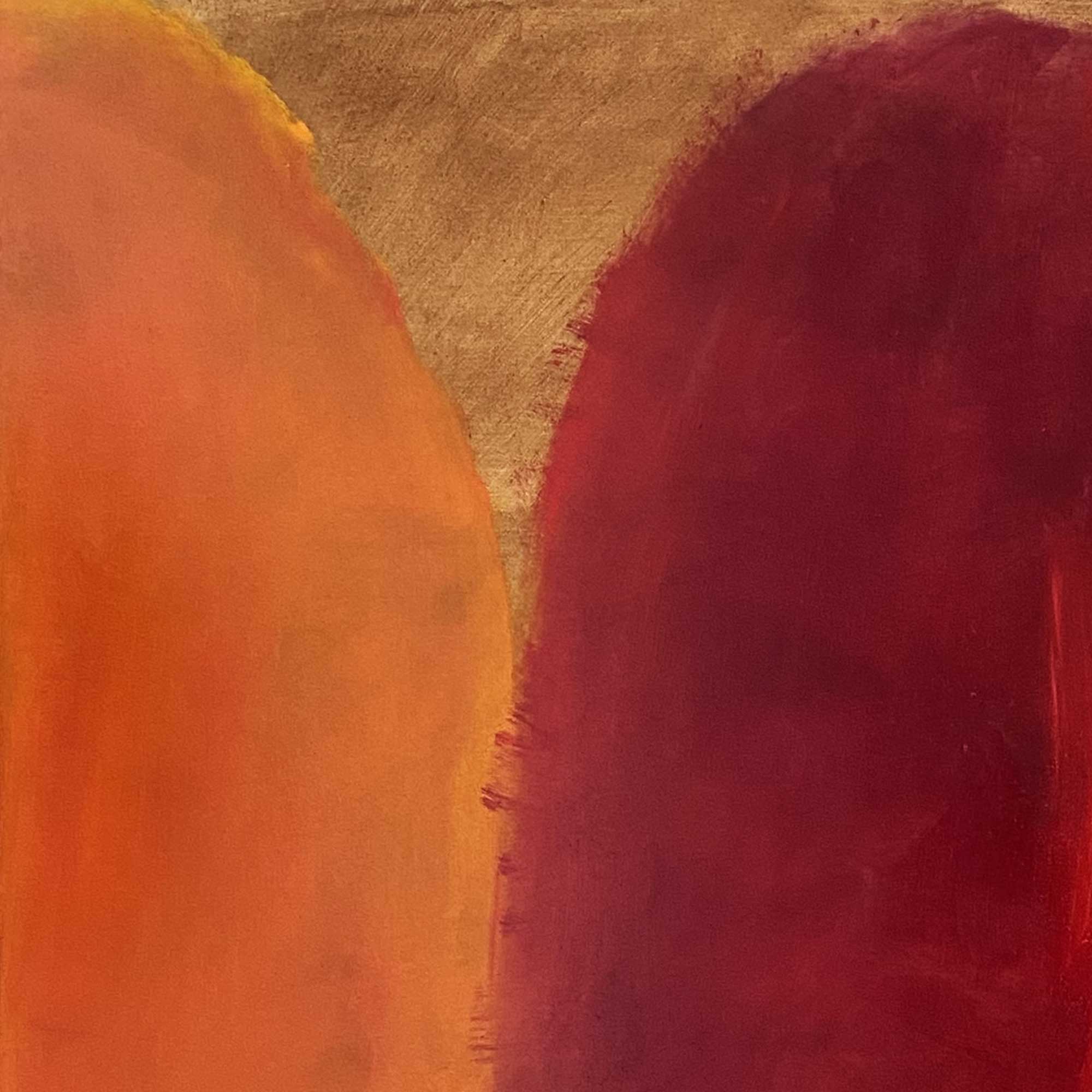 Artwork by Paul Landauer, Movement II, Made of Oil and earth on canvas 