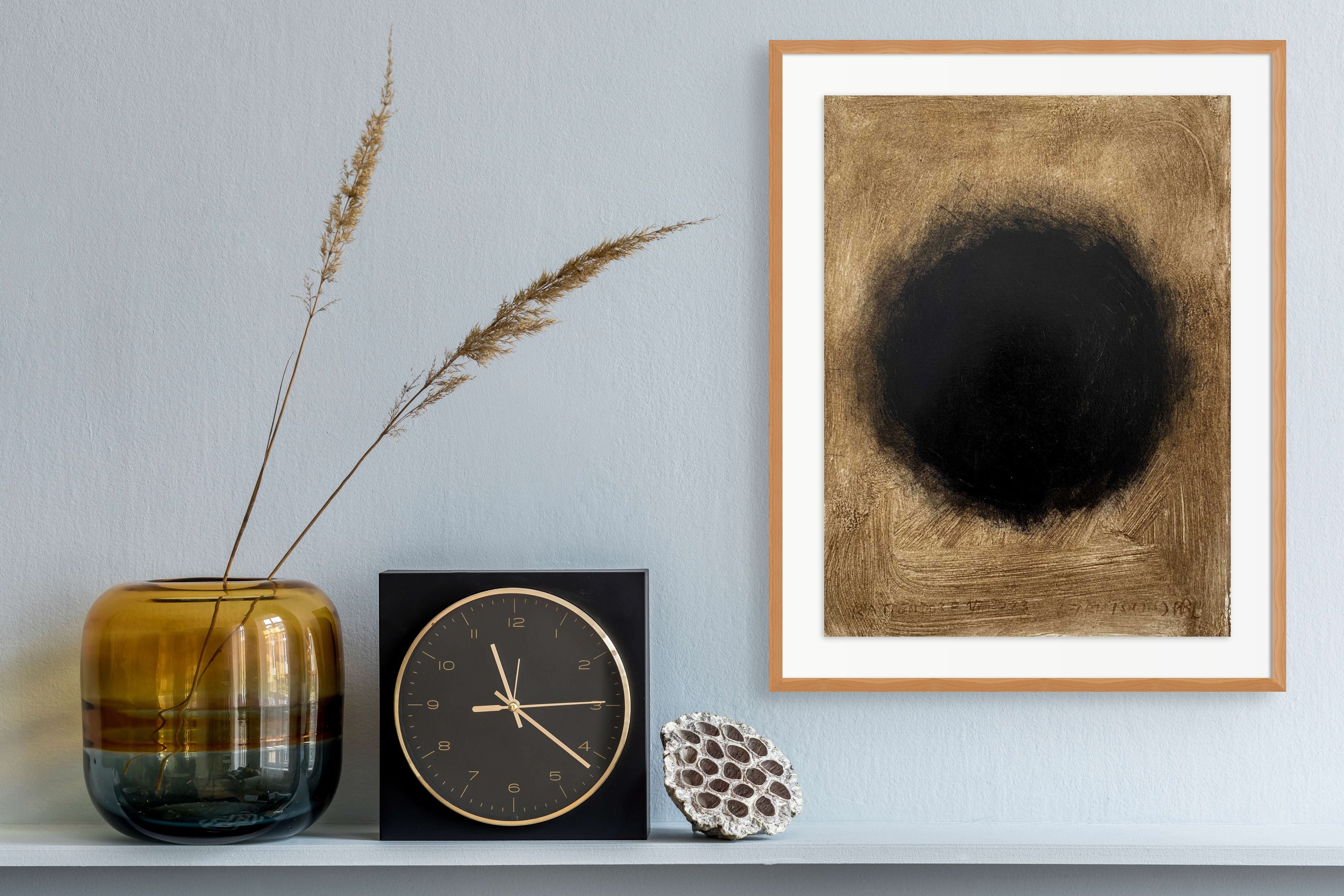 Artwork by Paul Landauer, The answer to all your questions 1, Made of Oil, pastel and earth on cotton paper (640g) 