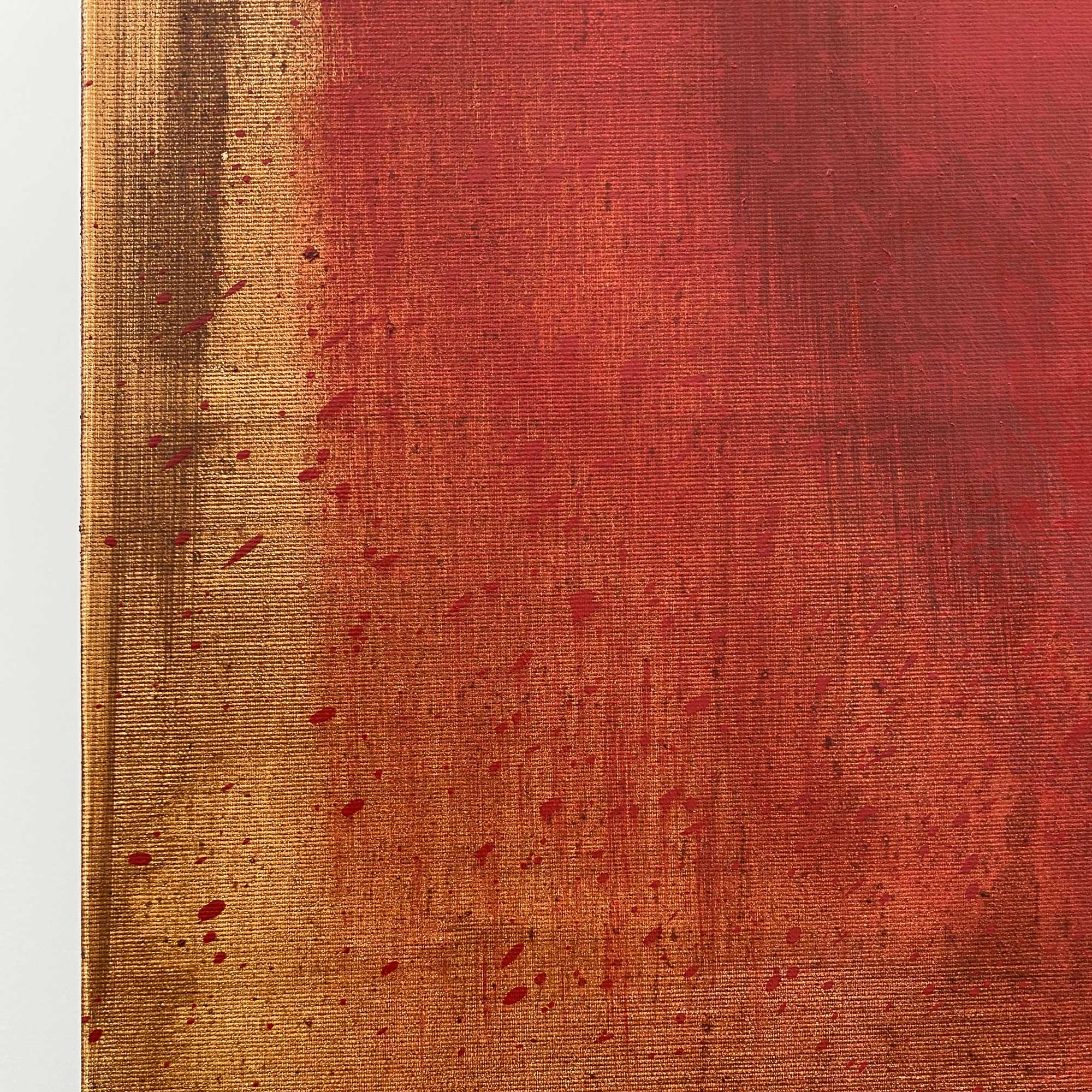Artwork by Paul Landauer, The Bridge No 3, Made of Oil and earth on canvas 