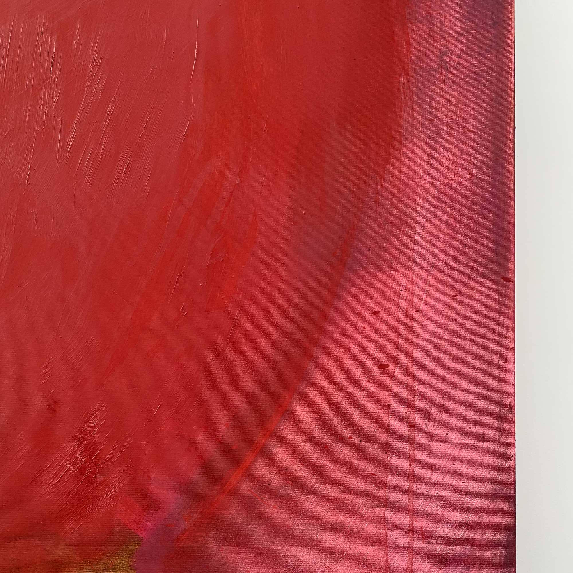 Artwork by Paul Landauer, The Bridge No 3, Made of Oil and earth on canvas 