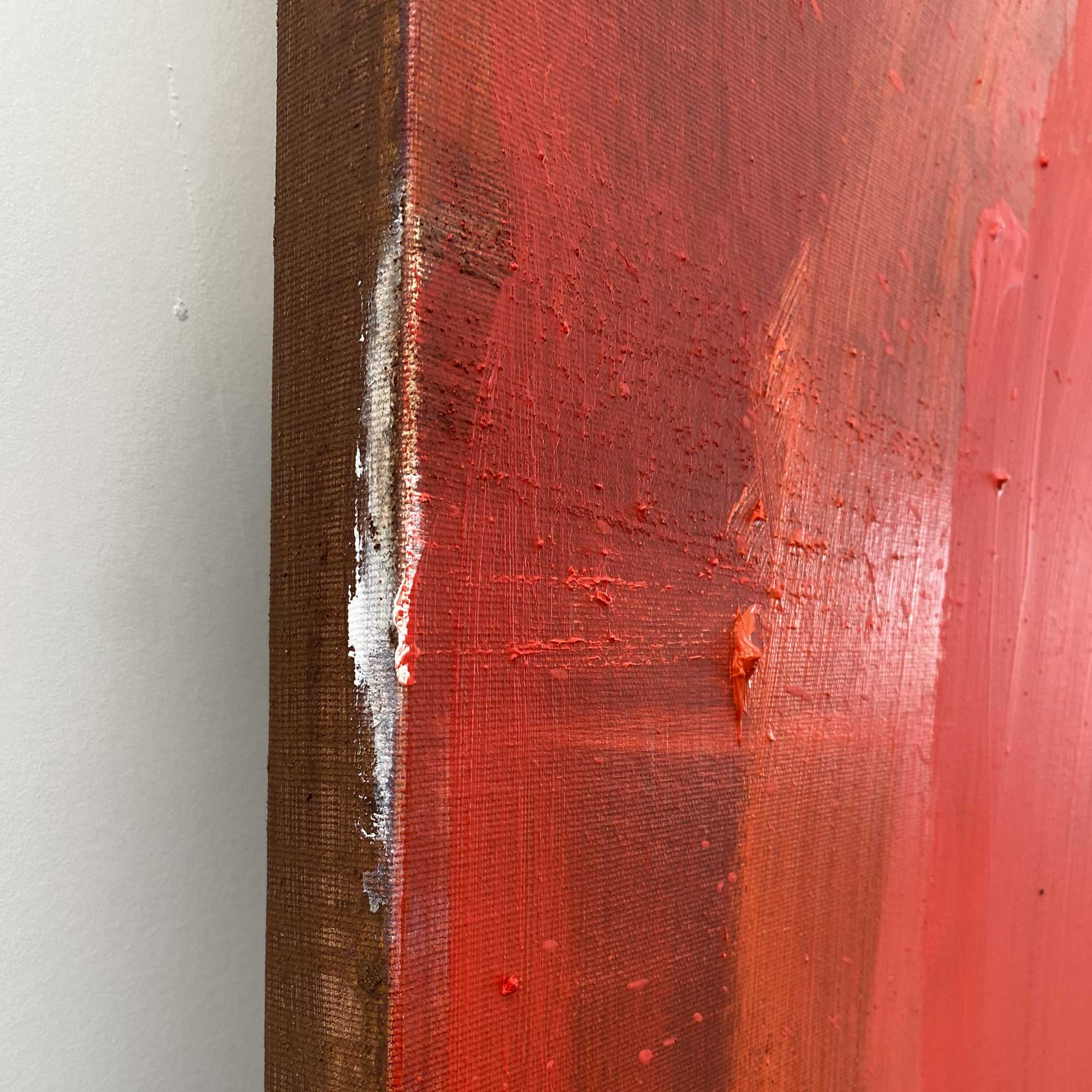 Artwork by Paul Landauer, The Bridge No2, Made of Oil and earth on canvas 