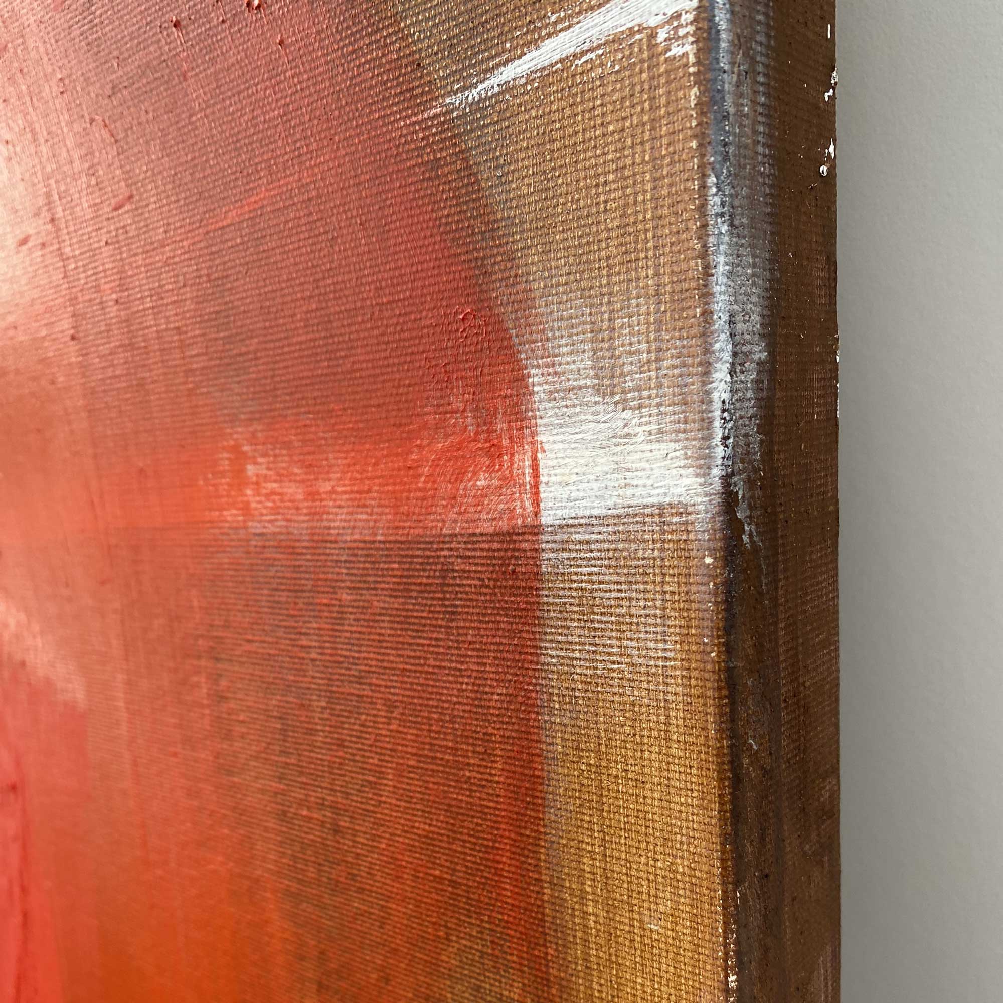 Artwork by Paul Landauer, The Bridge No2, Made of Oil and earth on canvas 