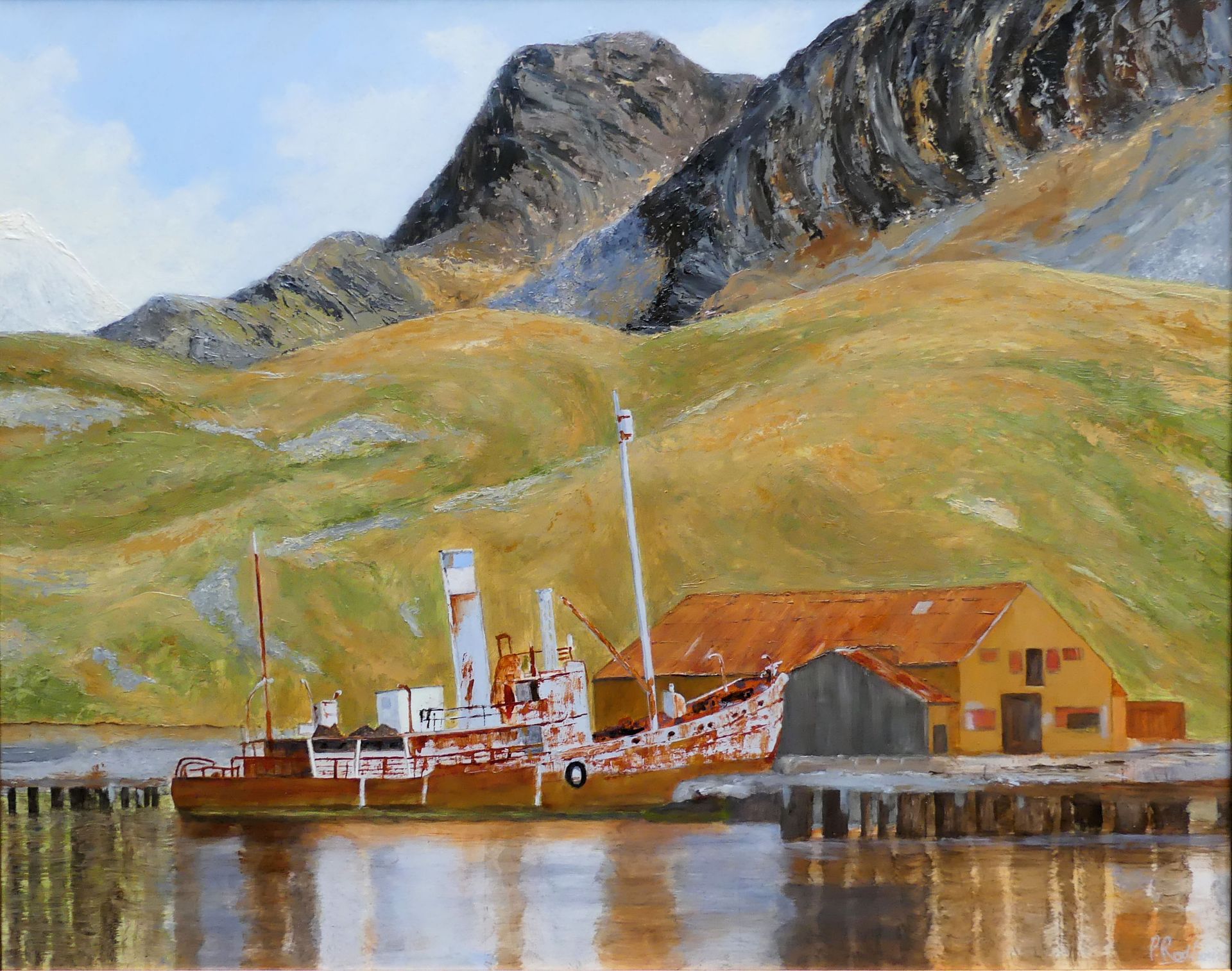 Whale Catcher Petrel at Grytviken