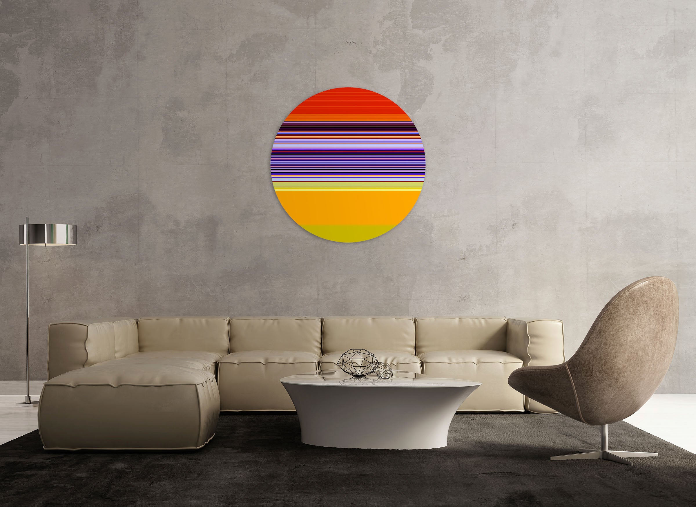 Artwork by Paul Snell, Intersect # 201503, Made of Chromogenic Print Face-mounted 4.5mm Plexiglas 