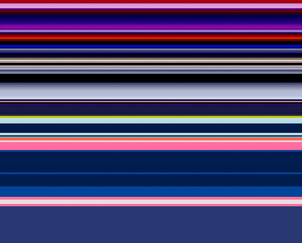 Artwork by Paul Snell, Intersect # 201600, Made of Chromogenic Print Face-mounted 4.5mm Plexiglas 