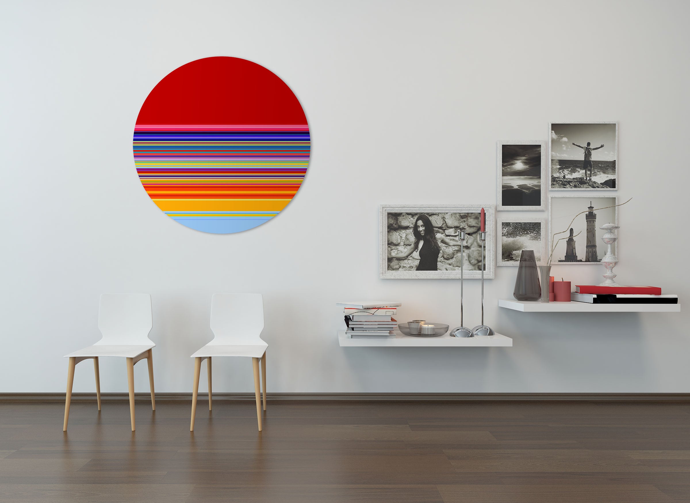 Artwork by Paul Snell, Intersect # 201702, Made of Chromogenic Print Face-mounted 4.5mm Plexiglas 