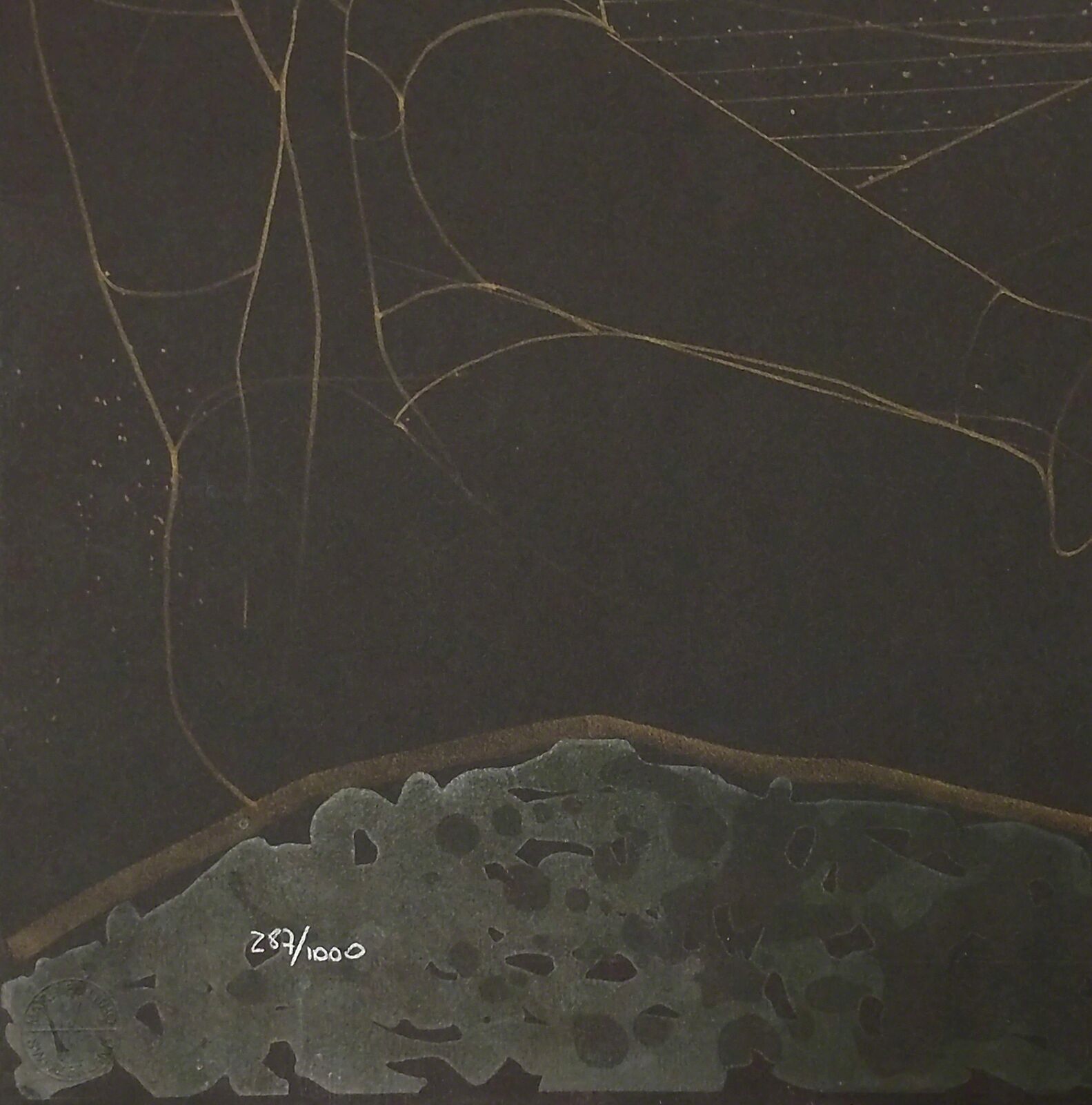 Artwork by Paul Wunderlich, PARADIESGARTEN, Made of Lithograph 