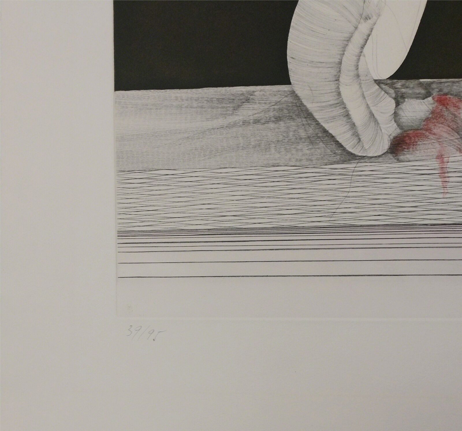Artwork by Paul Wunderlich, SOFAFIGUR, Made of Etching & Aquatint On Paper 