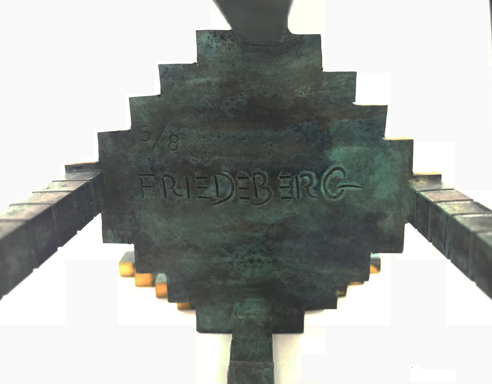 Artwork by Pedro Friedeberg, SILLA POLICROMADA, Made of Bronze 