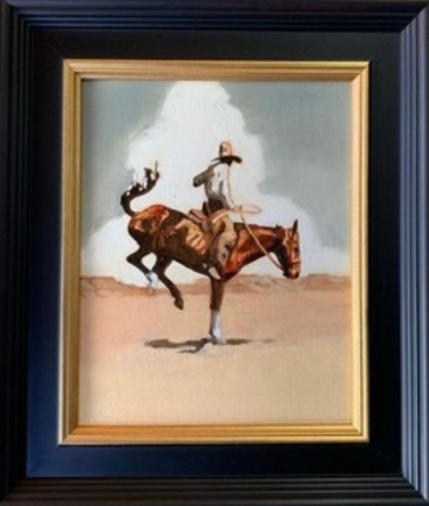 Artwork by Peggy Judy, Balance, Made of Oil on linen 