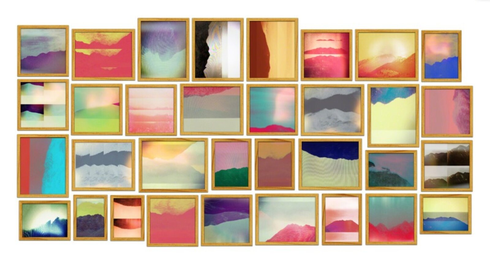 RANGE (Group #21) from Range: of Masters of Photography by Penelope Umbrico, 2014