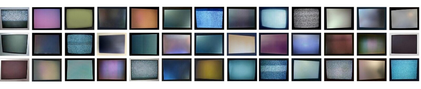 Signals Still (TVs from Craigslist), 2008-2011 by Penelope Umbrico, 2013