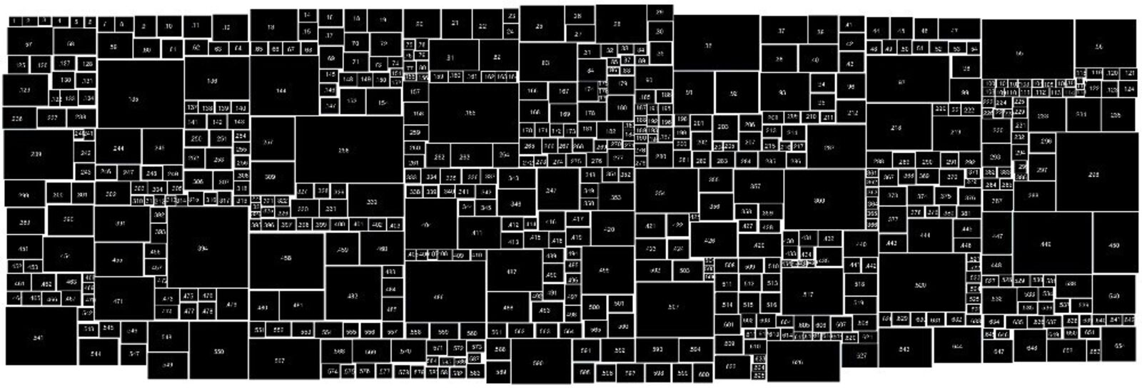A mosaic of lunar phases and celestial bodies arranged in a dense grid.