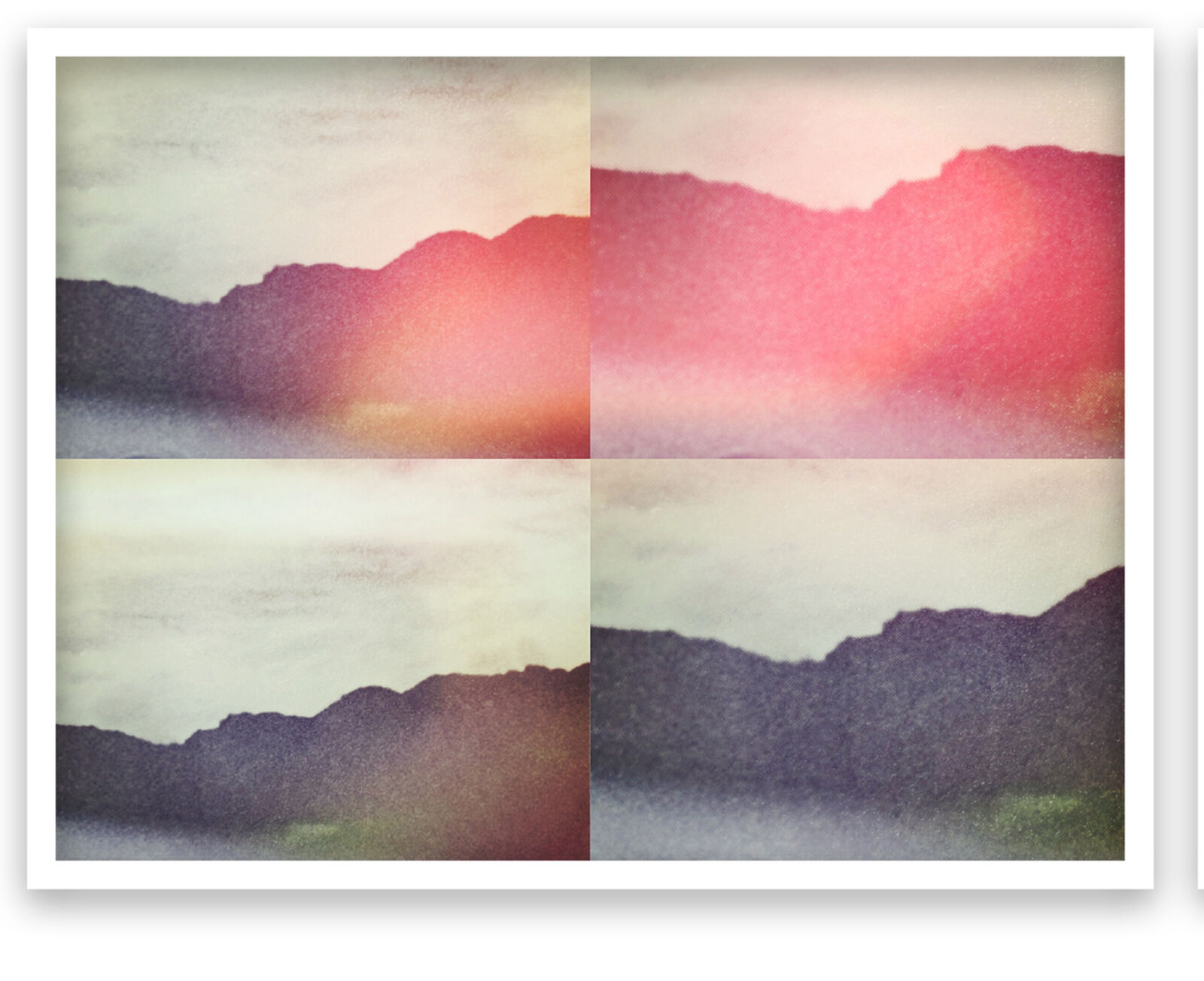Artwork by Penelope Umbrico, One Weston with Quad Filter and Lightleak,, Made of Chromogenic prints / Edition of 3 + 2 AP 