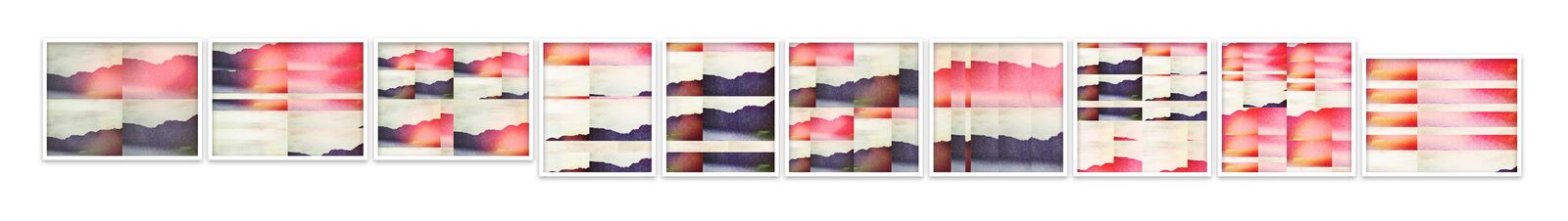 Artwork by Penelope Umbrico, One Weston with Quad Filter and Lightleak,, Made of Chromogenic prints / Edition of 3 + 2 AP 