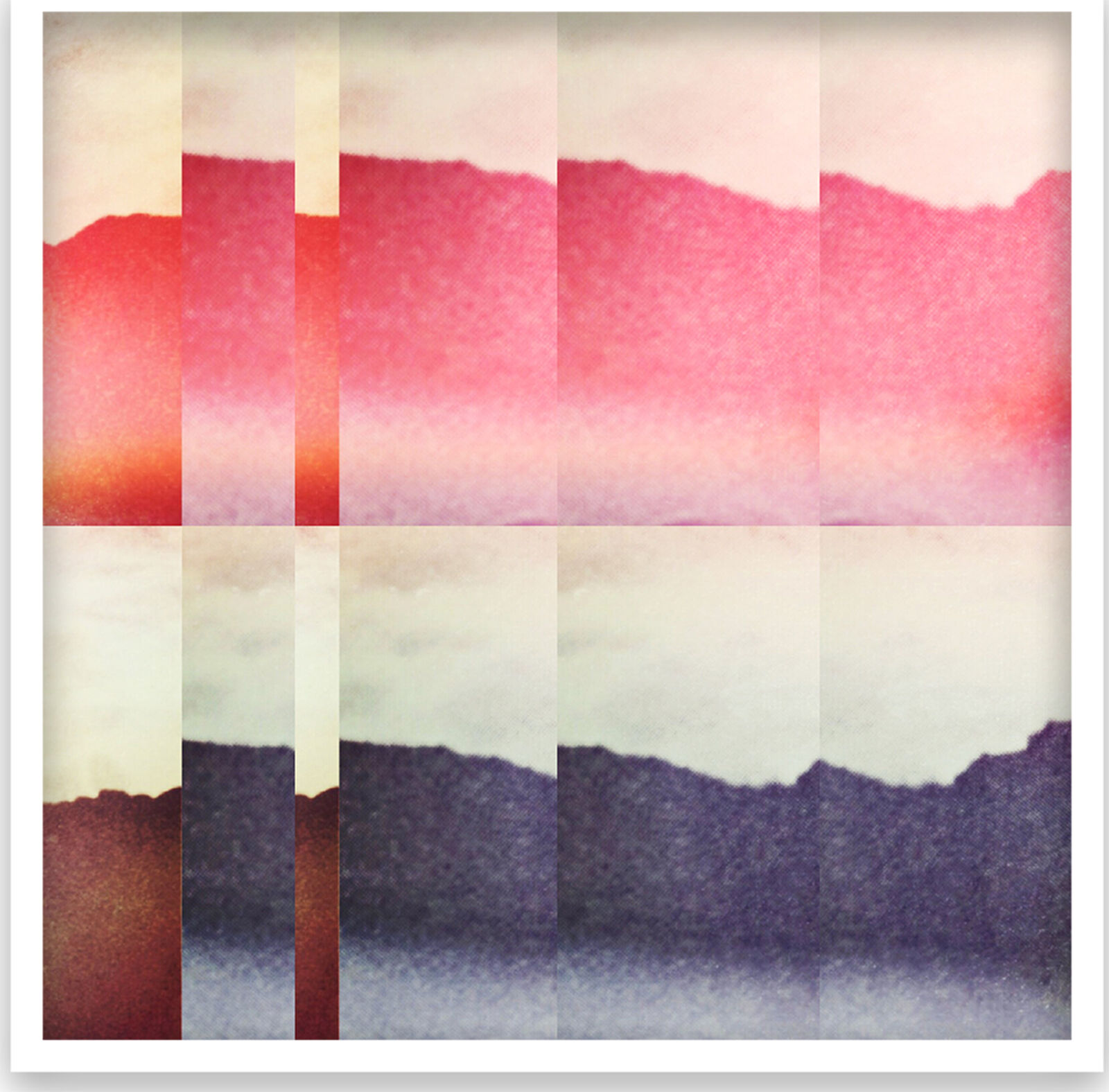 Artwork by Penelope Umbrico, One Weston with Quad Filter and Lightleak,, Made of Chromogenic prints / Edition of 3 + 2 AP 