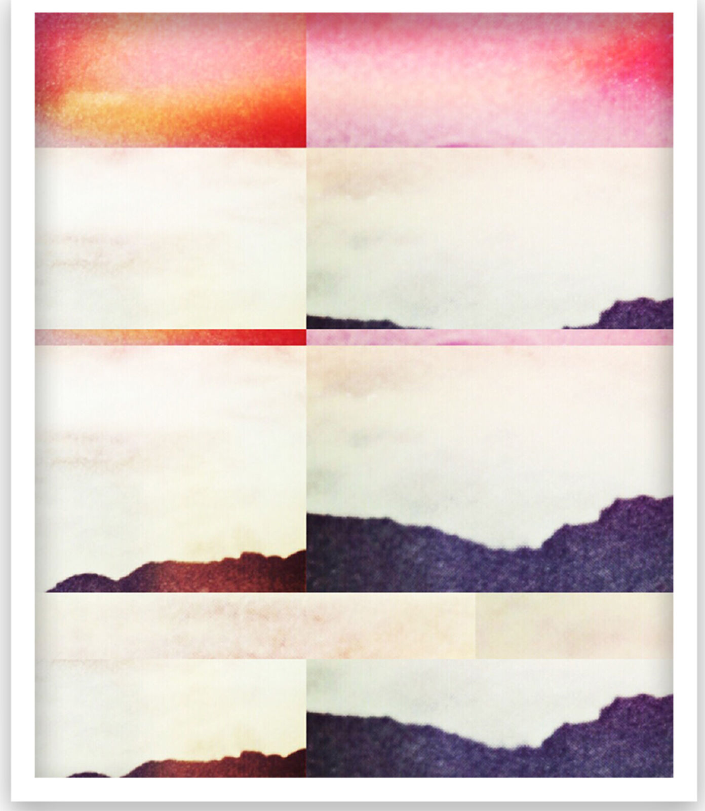 Artwork by Penelope Umbrico, One Weston with Quad Filter and Lightleak,, Made of Chromogenic prints / Edition of 3 + 2 AP 