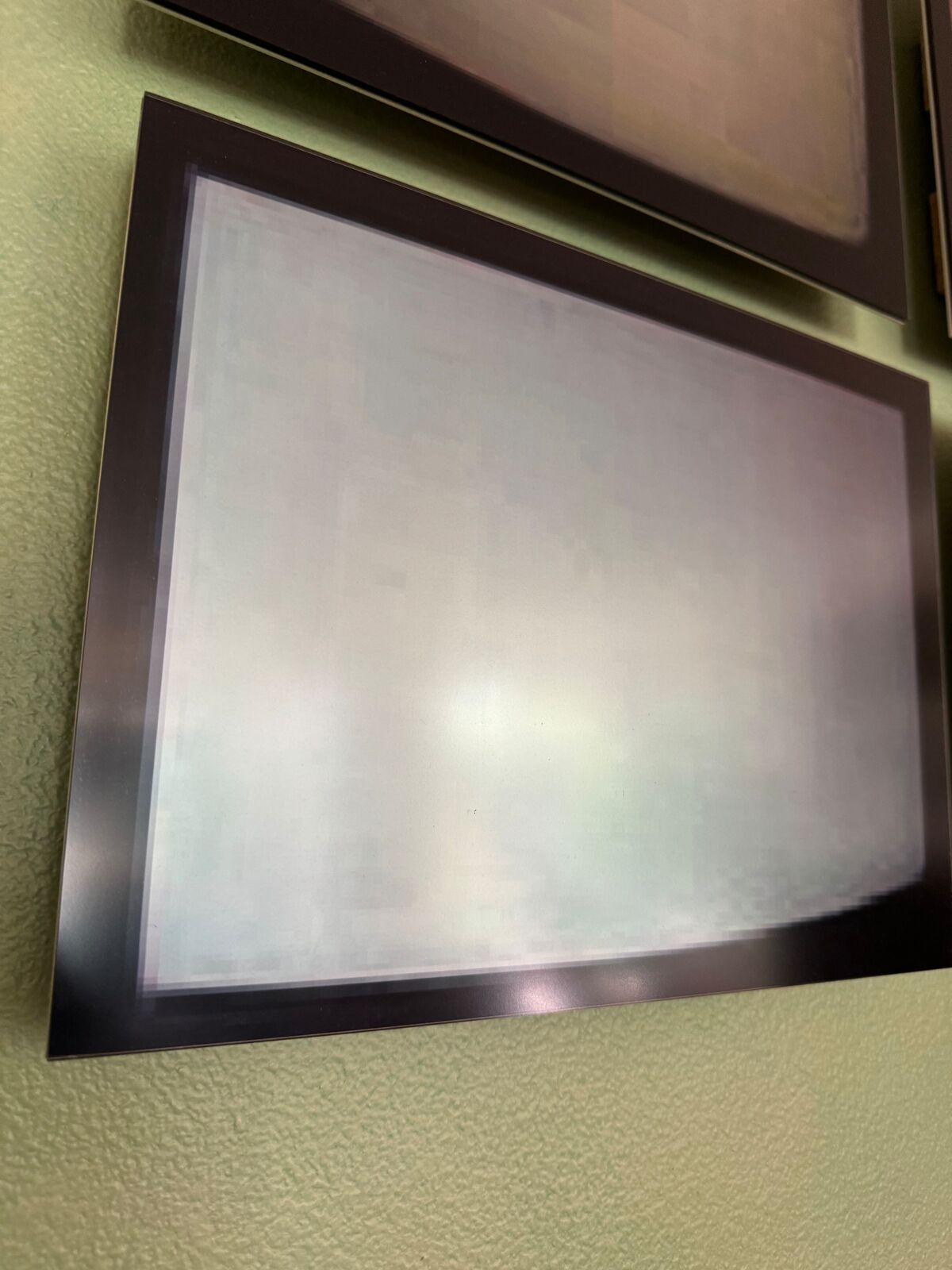 Artwork by Penelope Umbrico, Signals Still (blue), 2010-2012, Made of 12 Digital c-prints on Kodak metallic paper 