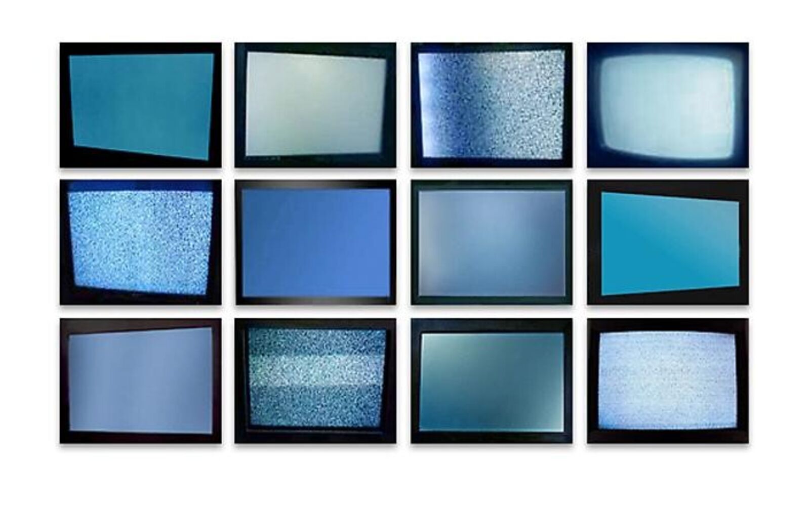 Signals Still (blue), 2010-2012 by Penelope Umbrico, 2010-2012