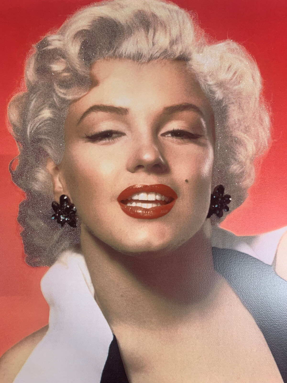 Artwork by Peter Blake, Marilyn, Made of Silkscreen with Diamond Dust 