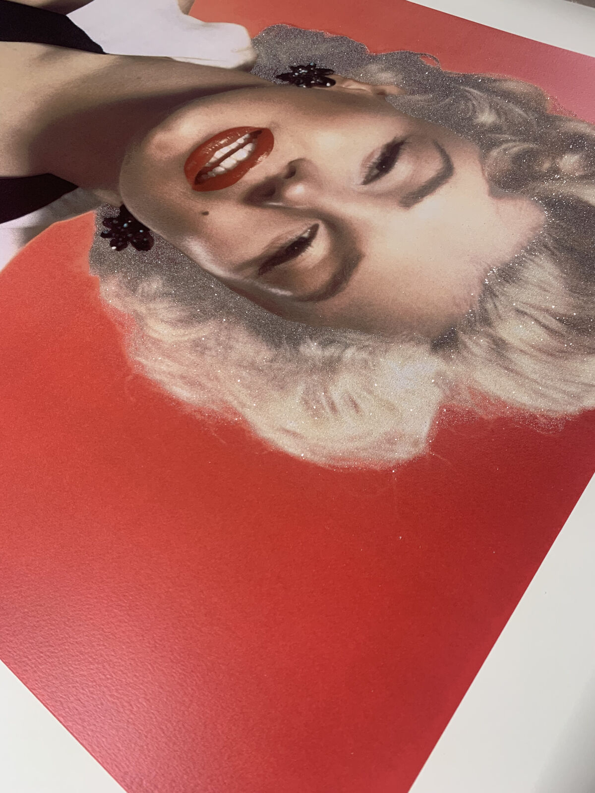 Artwork by Peter Blake, Marilyn, Made of Silkscreen with Diamond Dust 