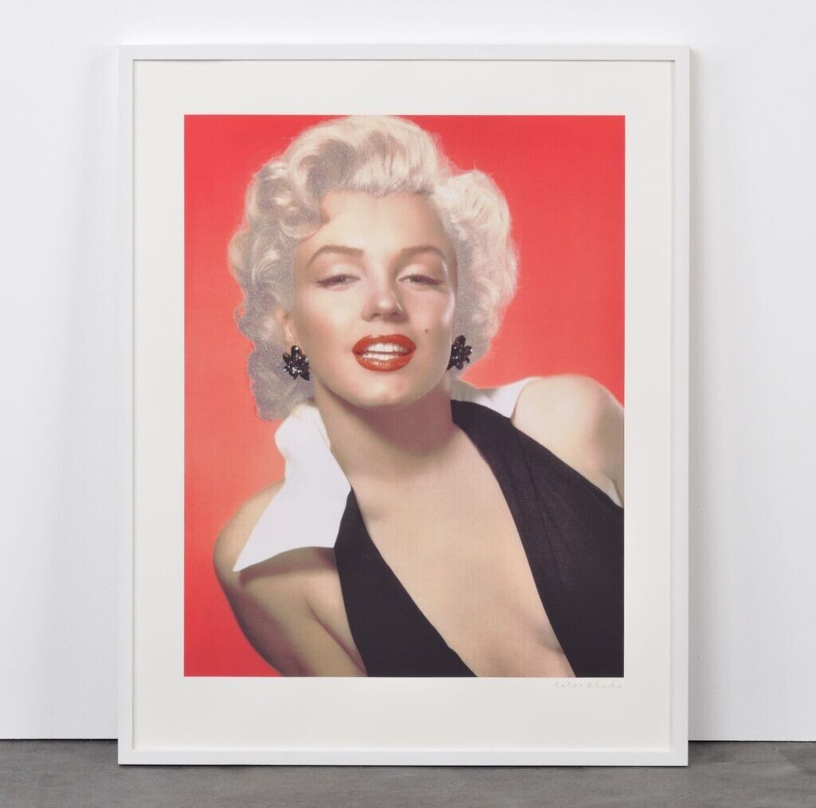 Artwork by Peter Blake, Marilyn, Made of Silkscreen with Diamond Dust 