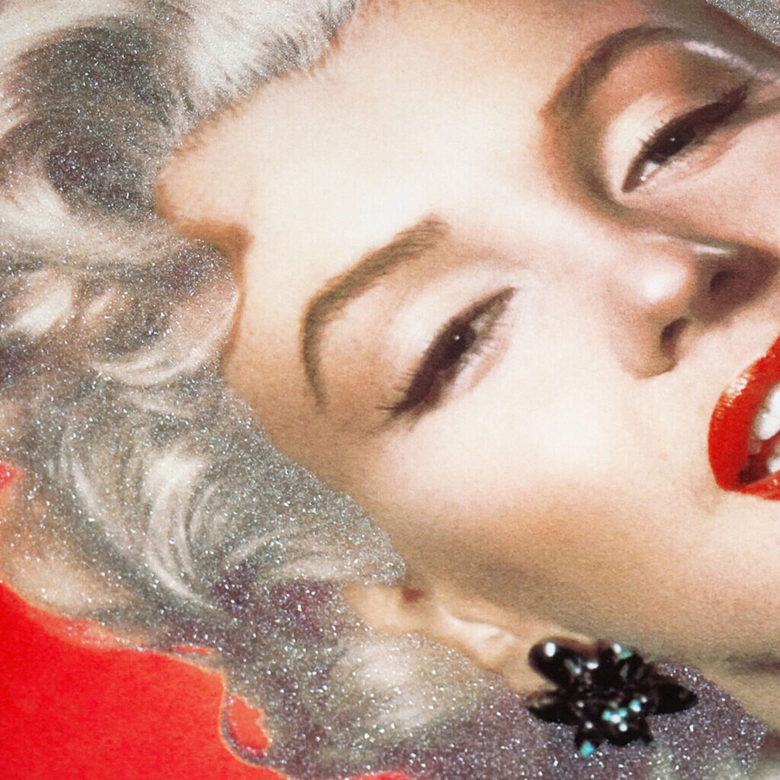 Artwork by Peter Blake, Marilyn, Made of Silkscreen with Diamond Dust 