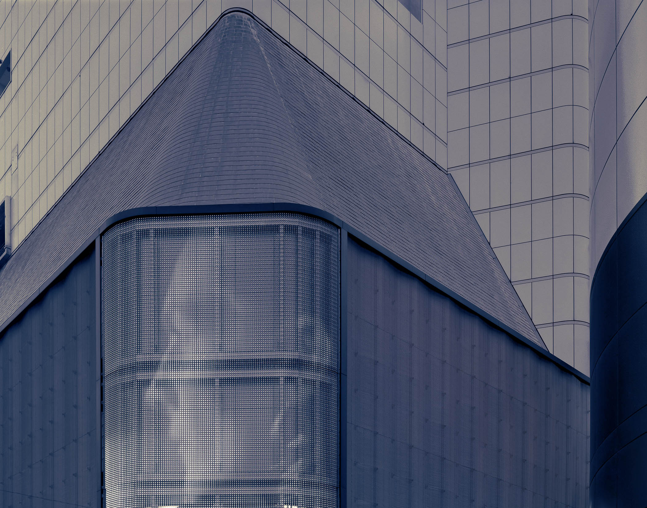 Musashino Building, Shinjuku by Peter Cook, 2019