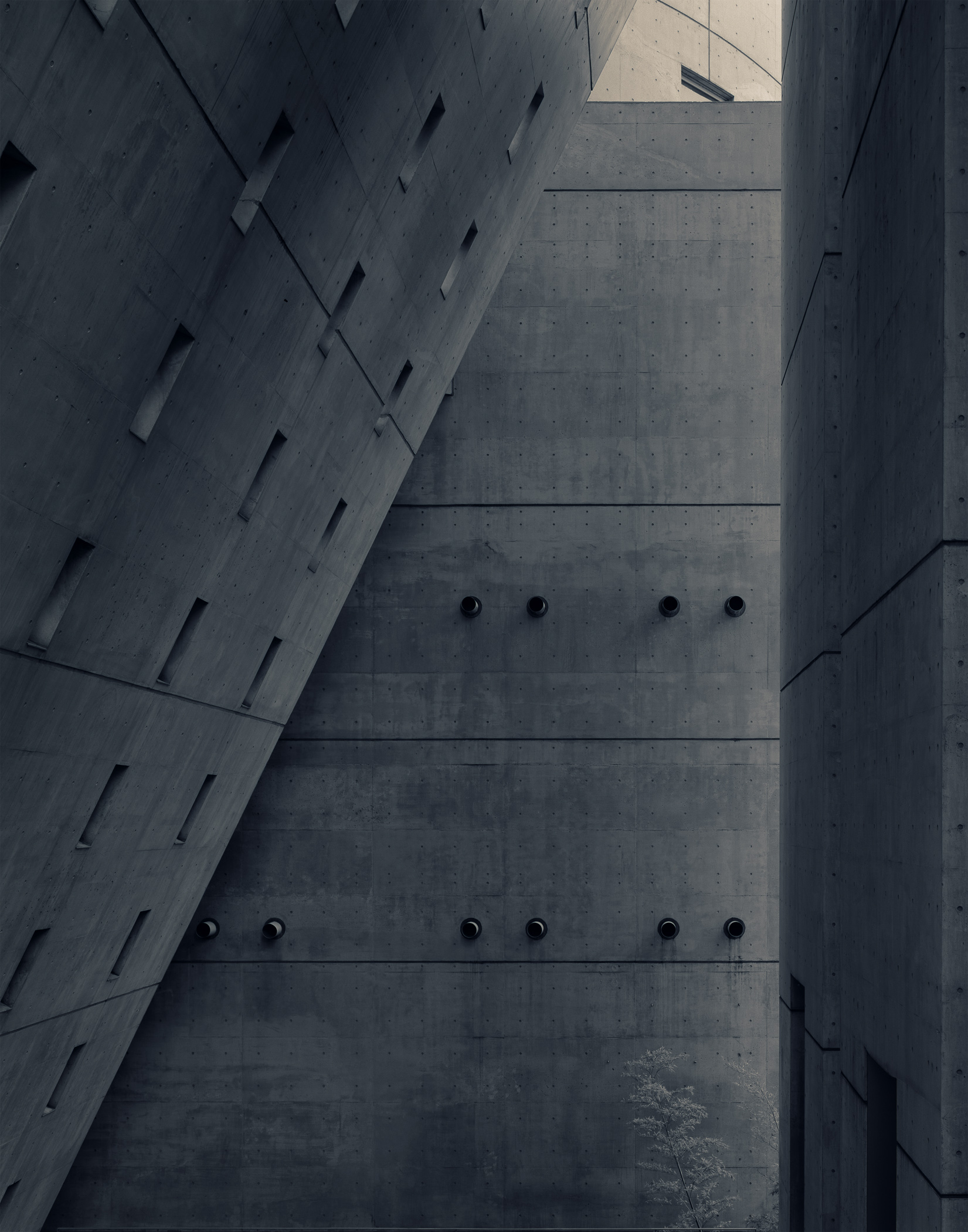 Polished concrete Aoyama by Peter Cook, 2015