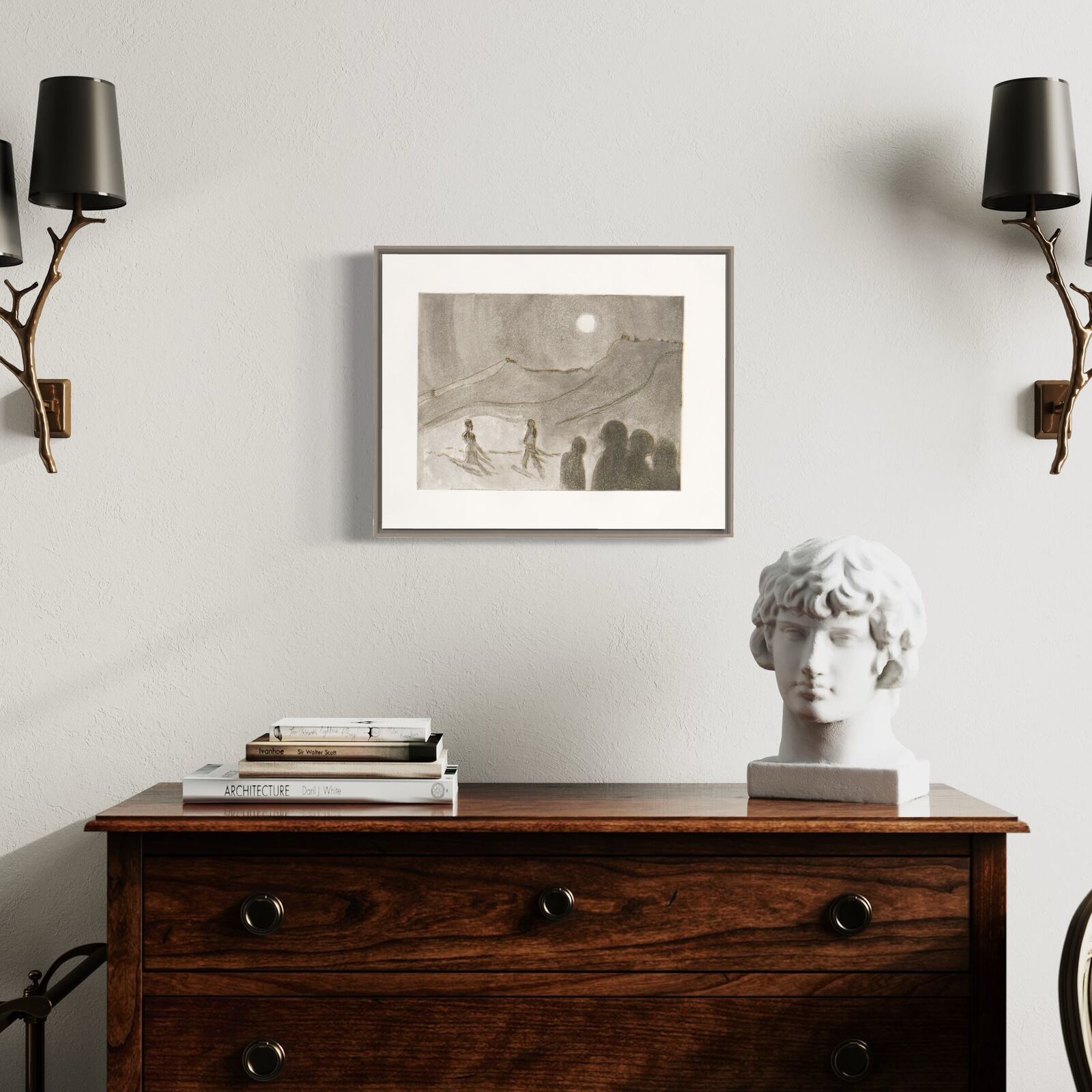 Gornergrat Yellow Sky