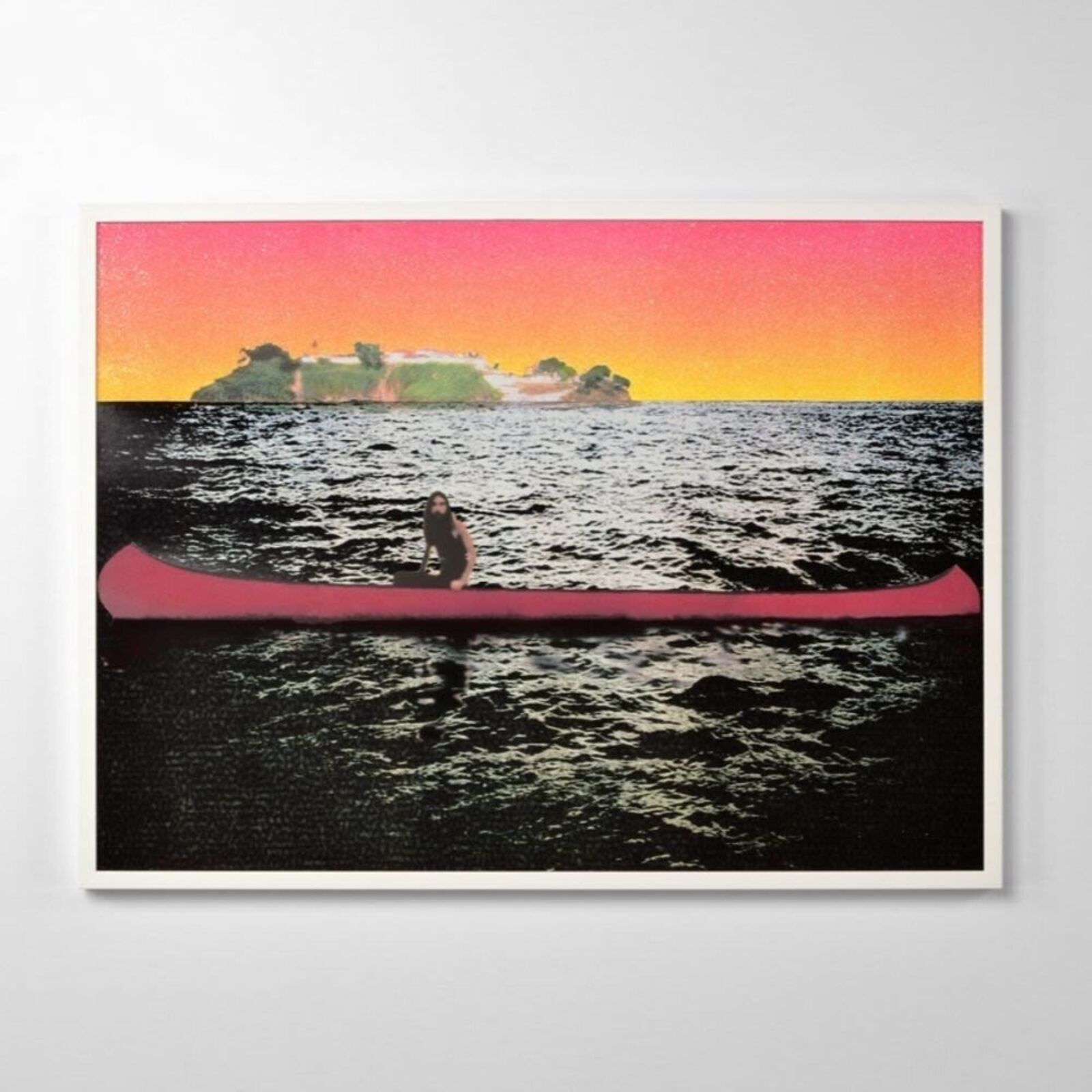Artwork by Peter Doig, Canoe Island, Made of Silkscreen 