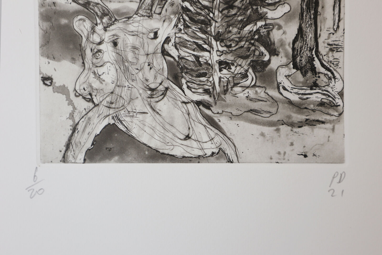 Artwork by Peter Doig, Chamois Cabin, Made of Etching with aquatint, spitbite, drypoint 