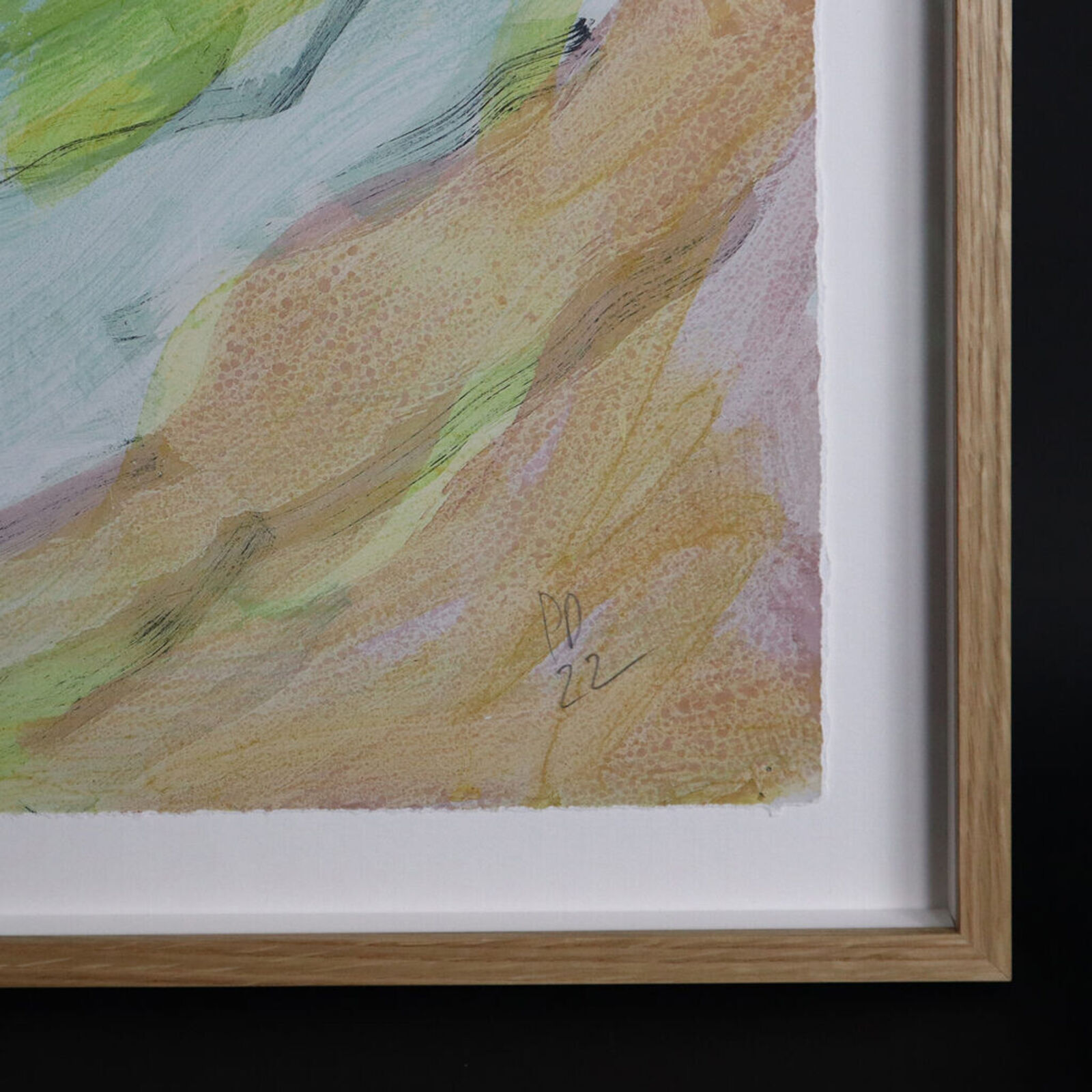 Artwork by Peter Doig, D1-2 Couloir 2, Made of Giclée Print on Cotton Smooth Rag 