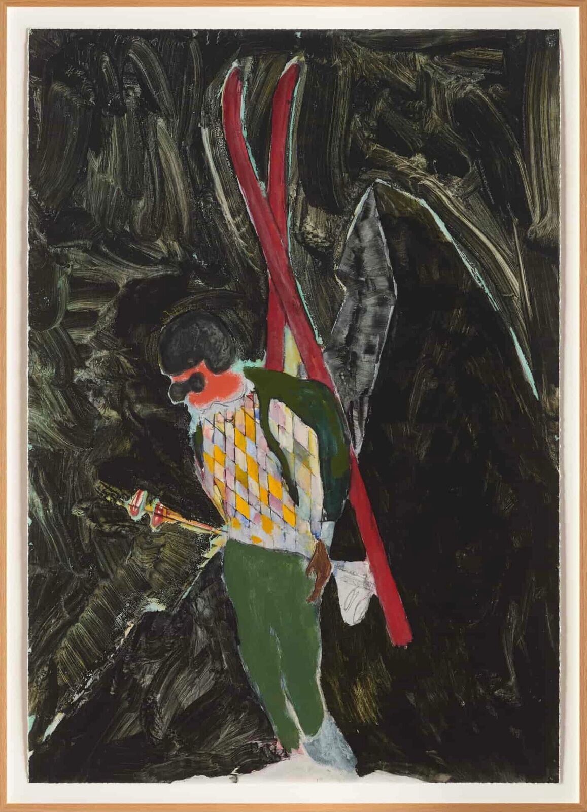 Artwork by Peter Doig, D1-5 Alpinist Night, Made of Giclée Print on Cotton Smooth Rag 