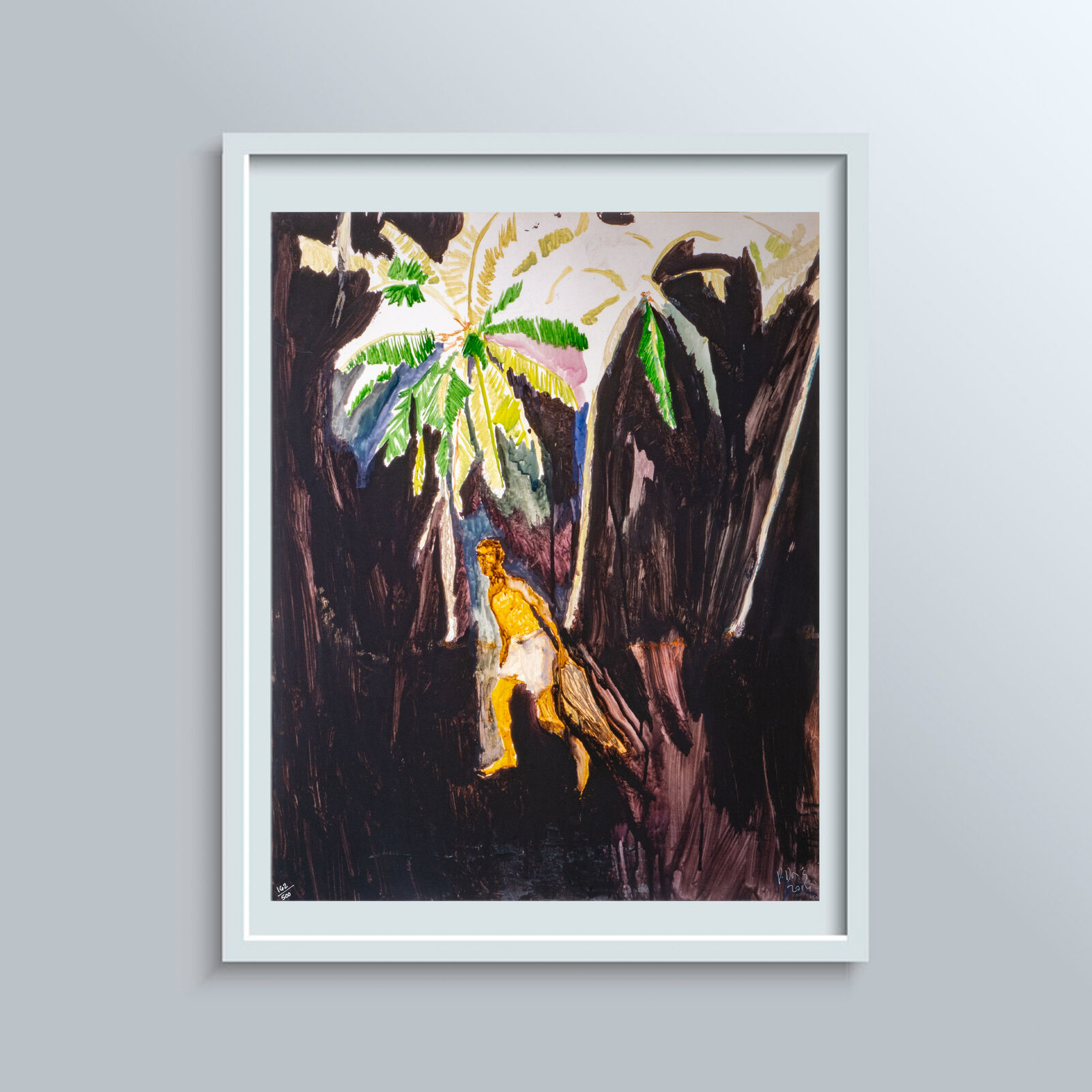 Artwork by Peter Doig, Fisherman, Made of Pigment Print 