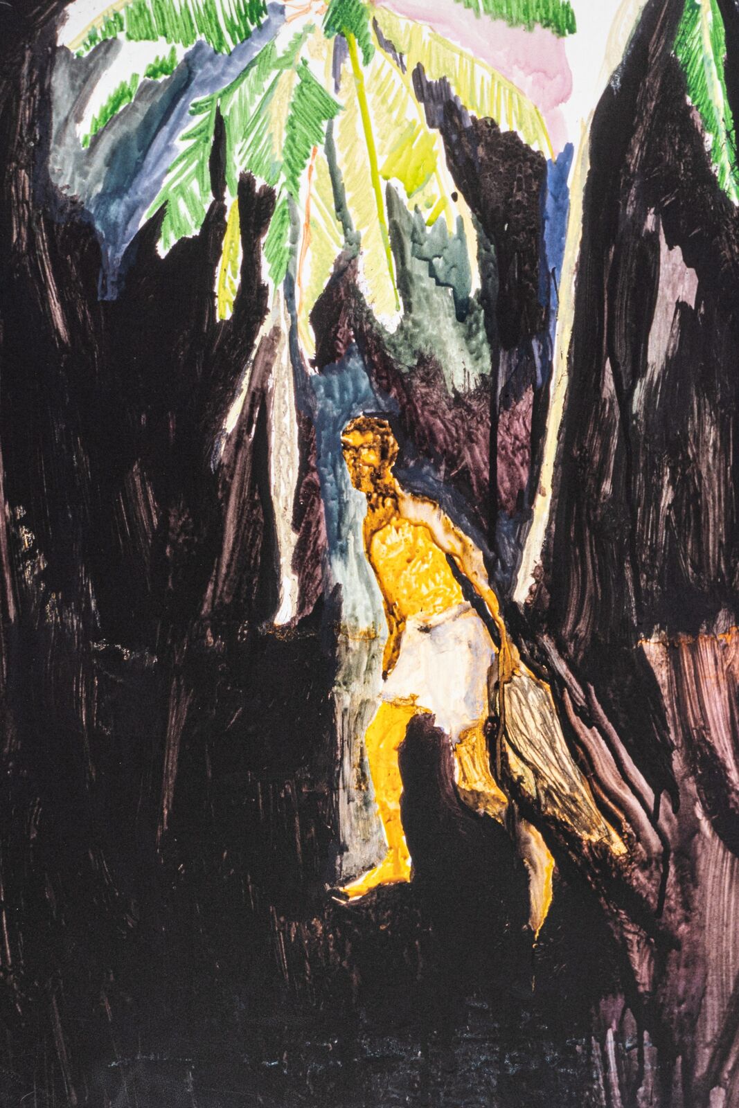 Artwork by Peter Doig, Fisherman, Made of Pigment Print 
