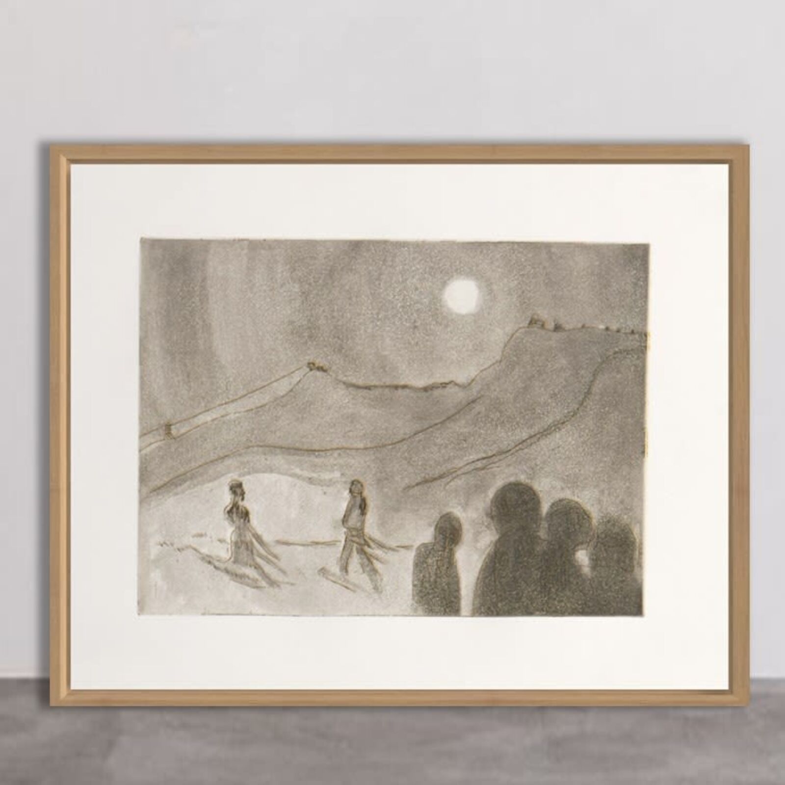 Gornergrat Yellow Sky by Peter Doig, 2021