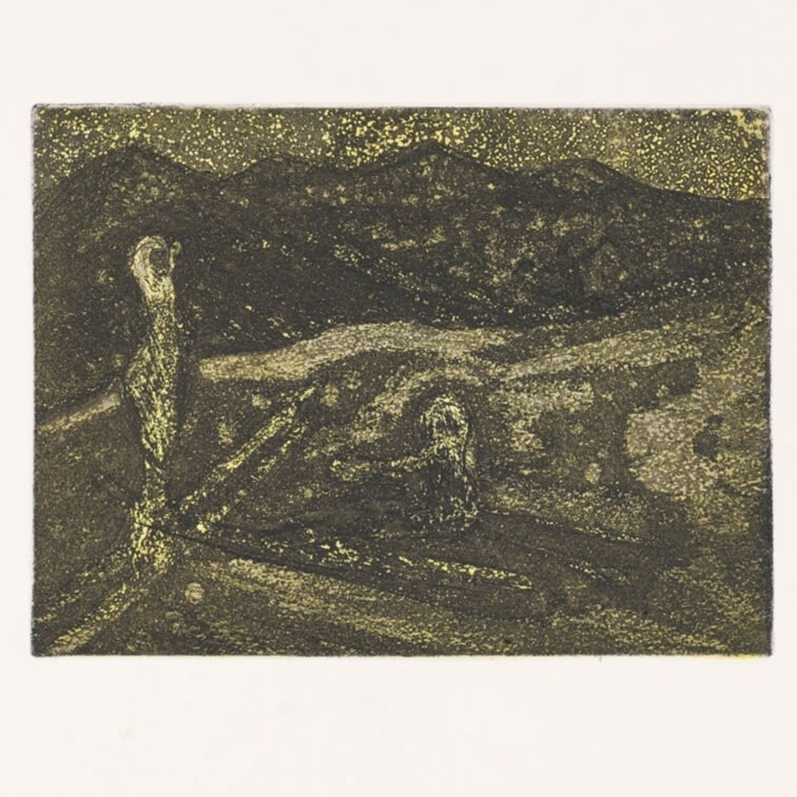 A picture of a painting hanging on a wall.